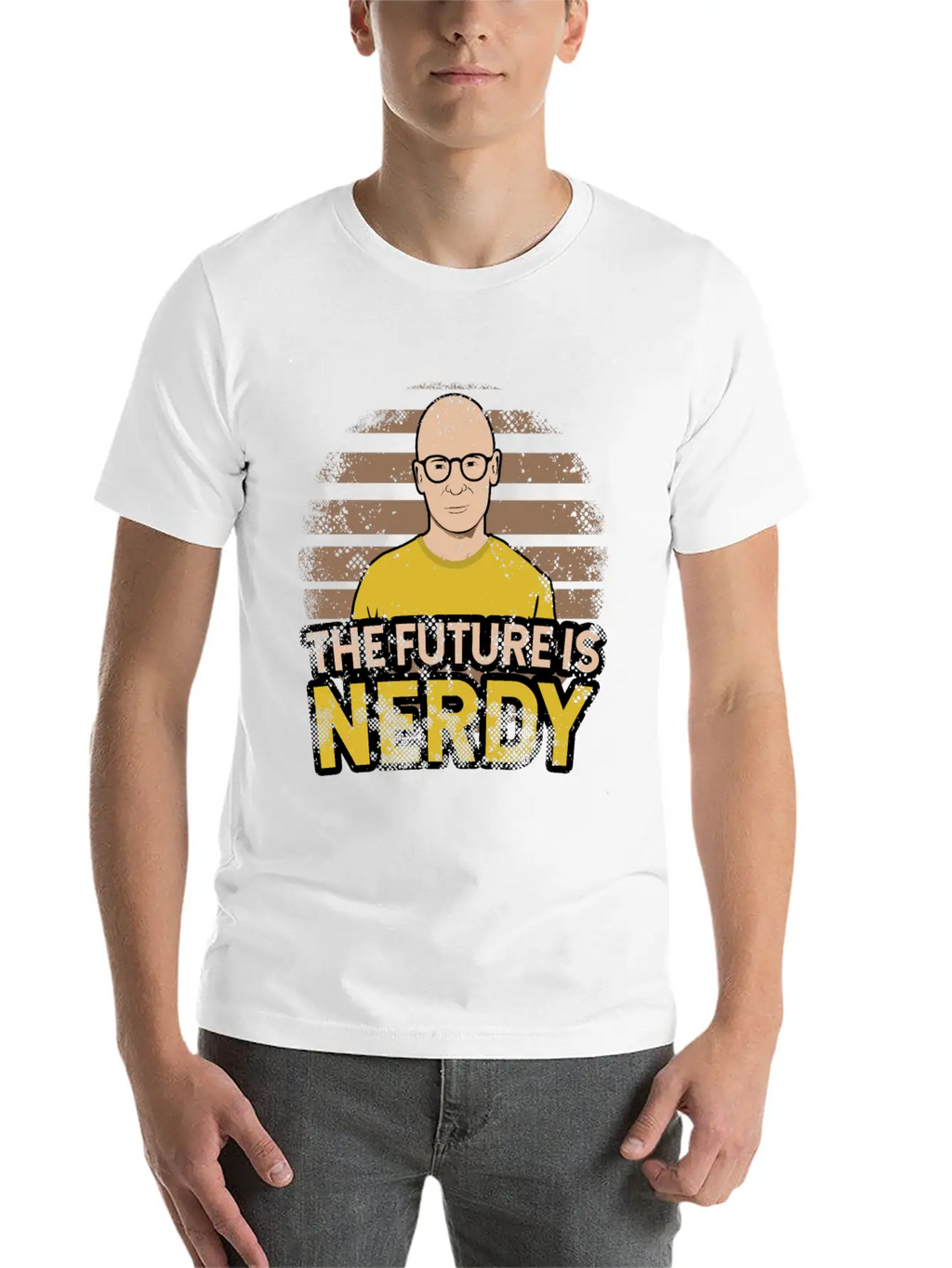 The Future Belongs To Nerds Modern Fit Casual T-Shirt – Clean And Versatile Design