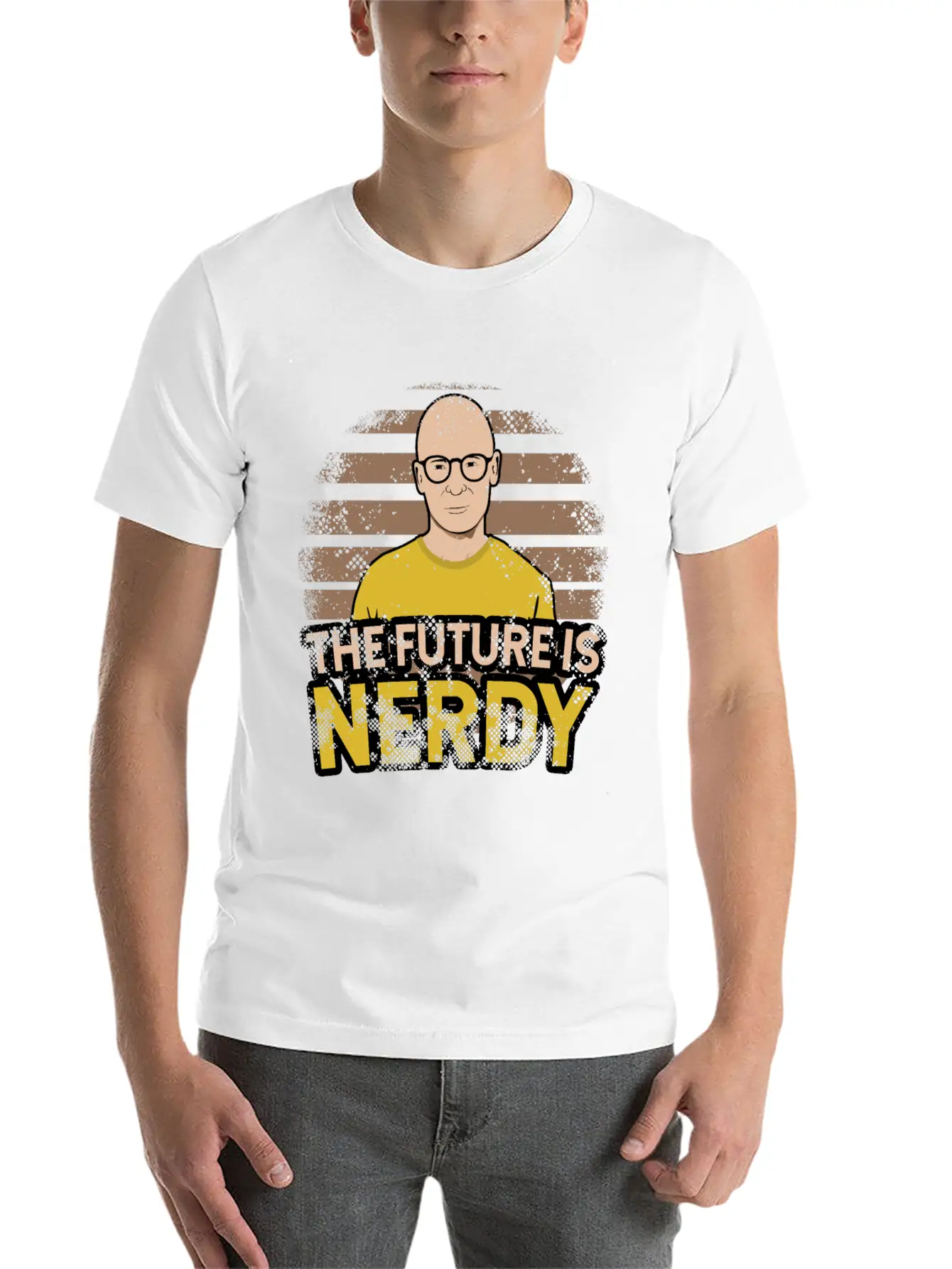 The Future Belongs To Nerds Modern Fit Casual T-Shirt – Clean And Versatile Design