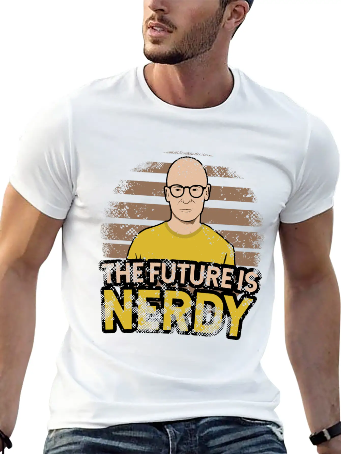 The Future Belongs To Nerds Modern Fit Casual T-Shirt – Clean And Versatile Design