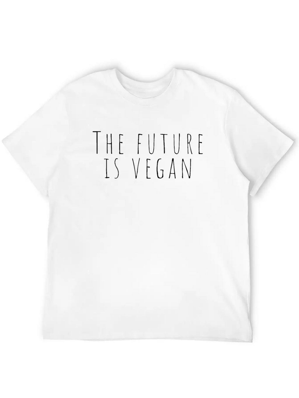 The Future Is Vegan Gift For Friend Vegetarian Basic Graphic T-Shirt – Daily Comfort In Soft Cotton
