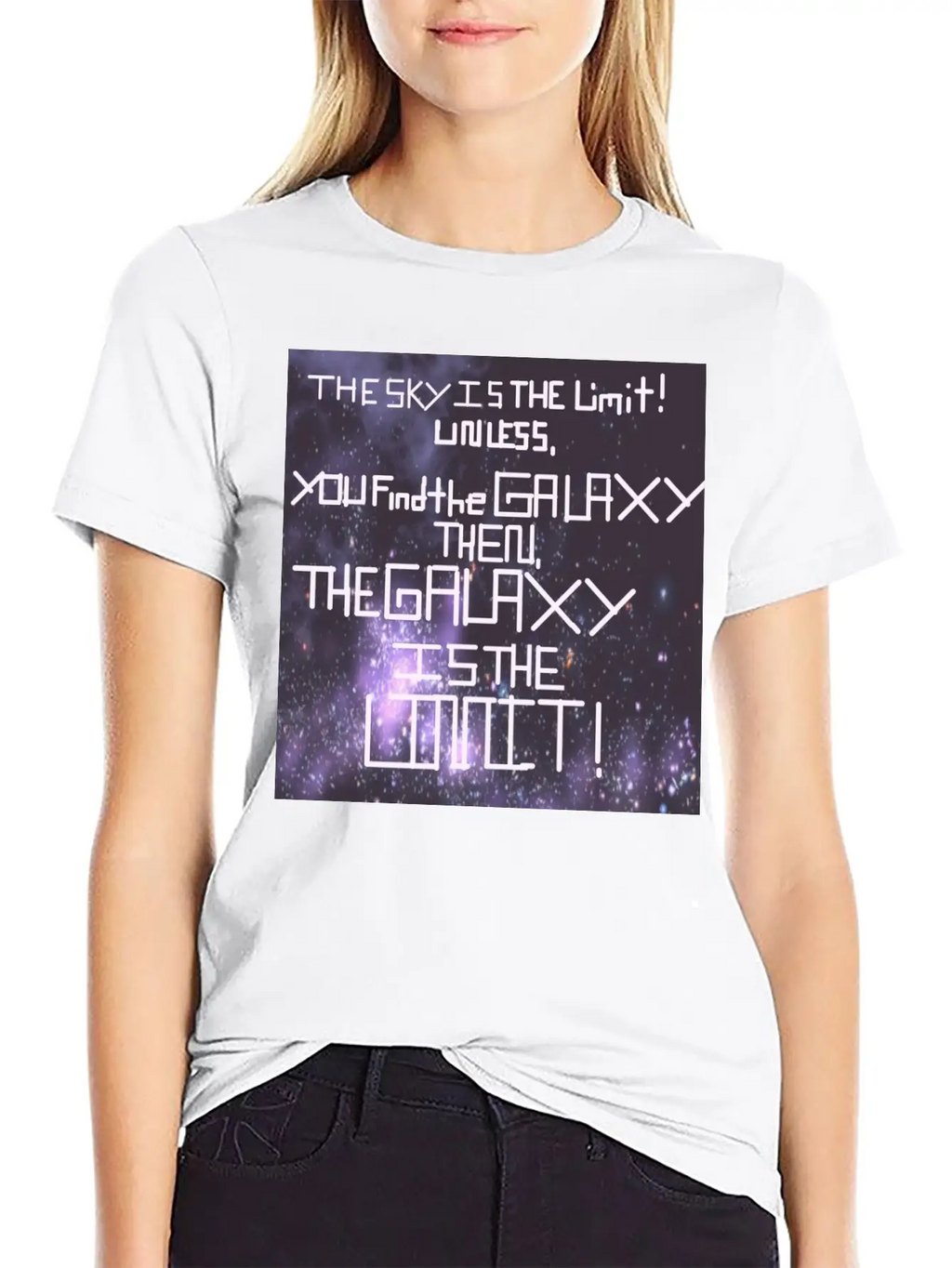 The Galaxy Is The Limit! Stylish Everyday T-Shirt – Unisex Basic Cotton Tee