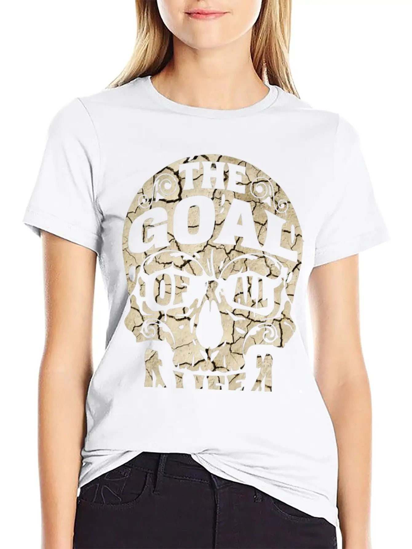The Goal Is Death Relaxed Everyday Tee – Lightweight And Durable Cotton