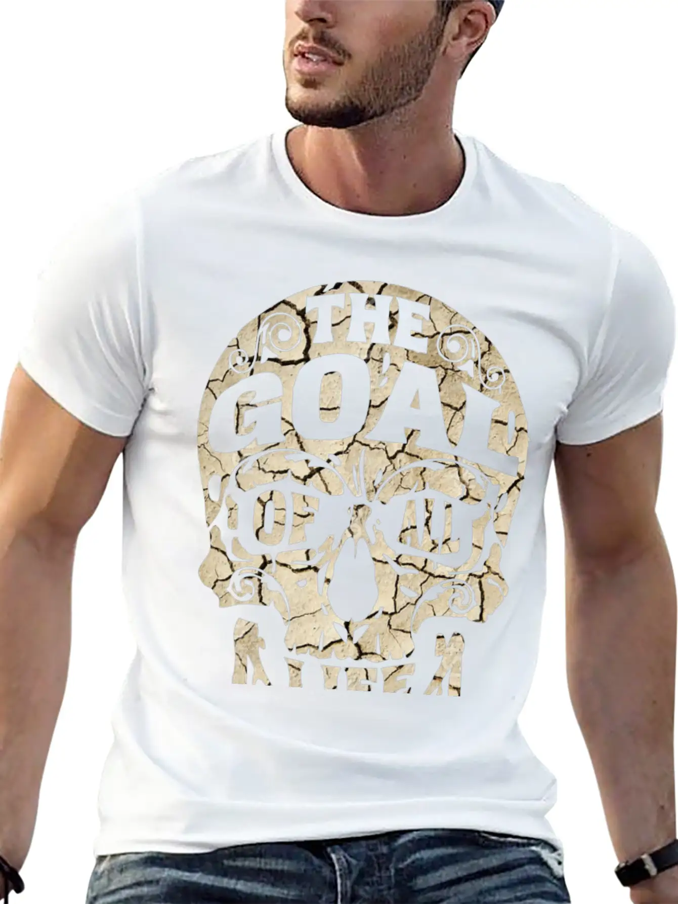 The Goal Is Death Relaxed Everyday Tee – Lightweight And Durable Cotton