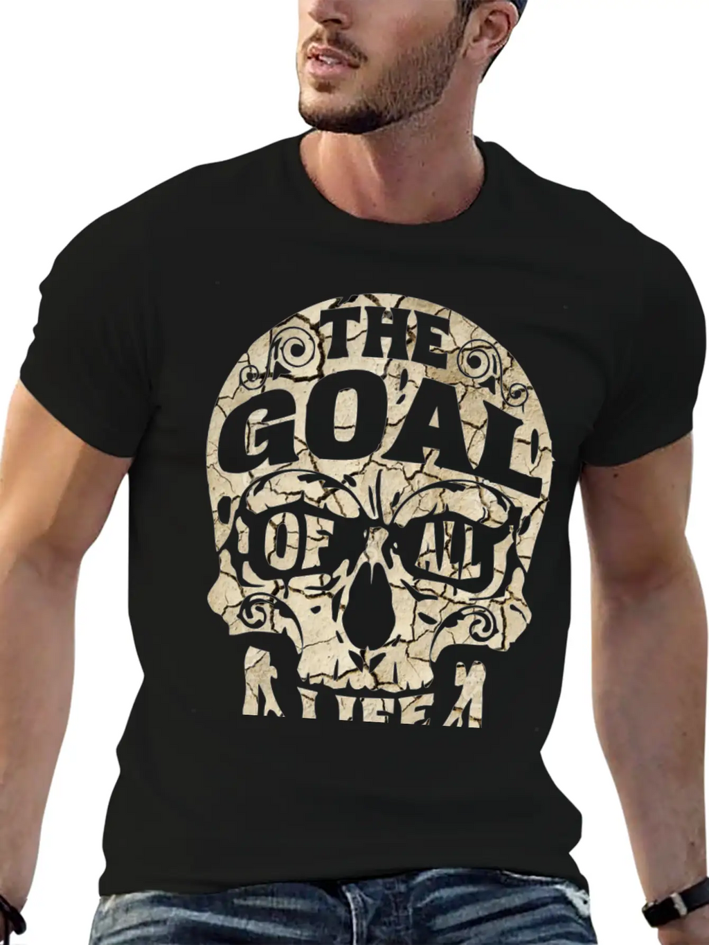The Goal Is Death Relaxed Everyday Tee – Lightweight And Durable Cotton