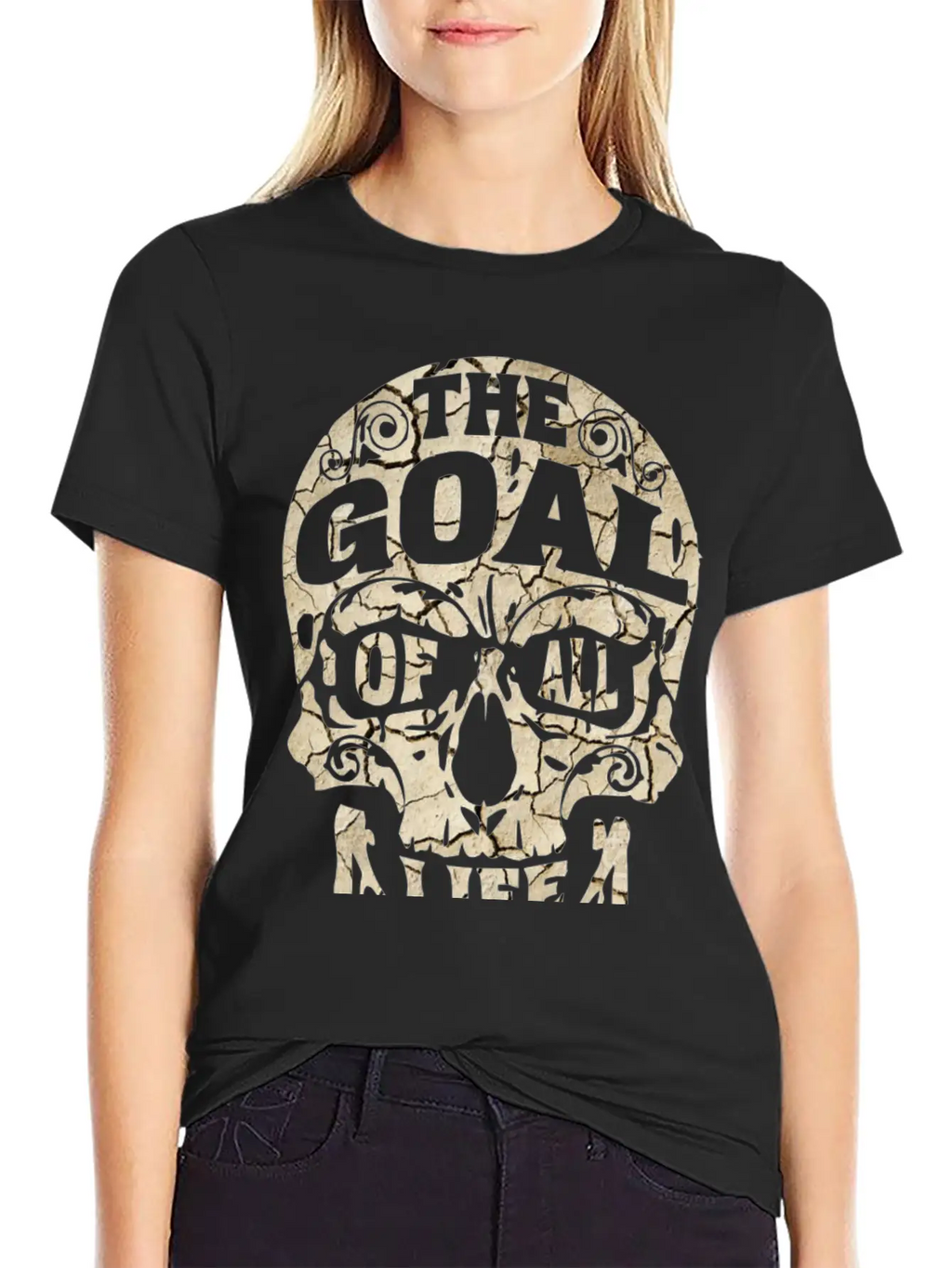 The Goal Is Death Relaxed Everyday Tee – Lightweight And Durable Cotton