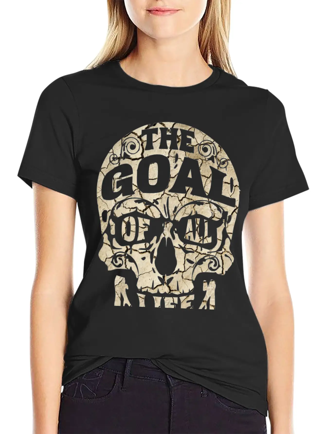 The Goal Is Death Relaxed Everyday Tee – Lightweight And Durable Cotton