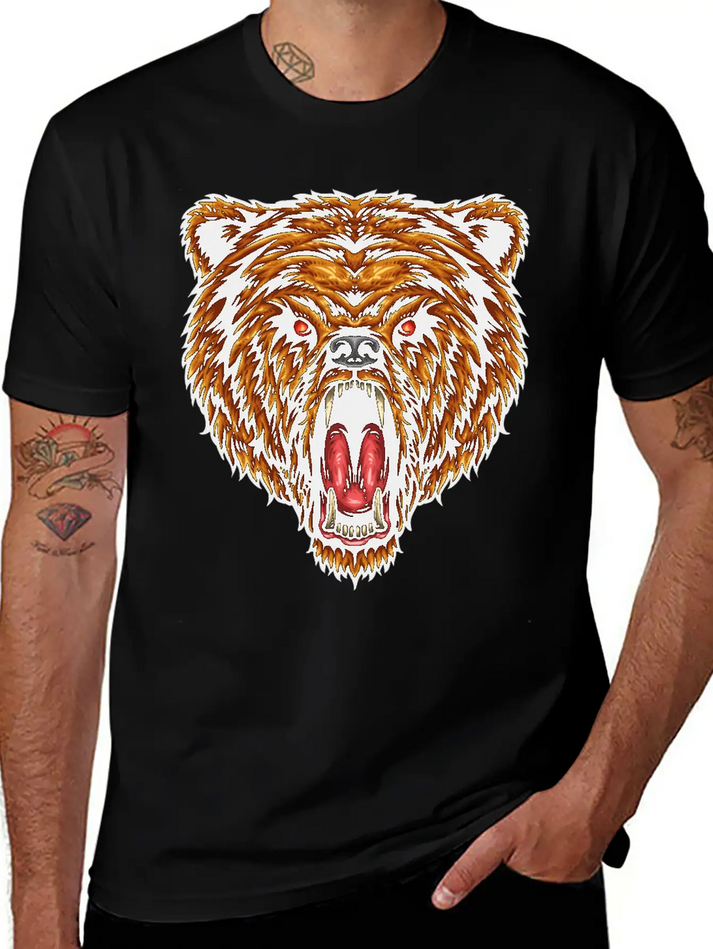 The Great Power Of Bear T-Shirts, Apparels & Decor Classic Cotton Tee – Unisex Comfort For Any Season