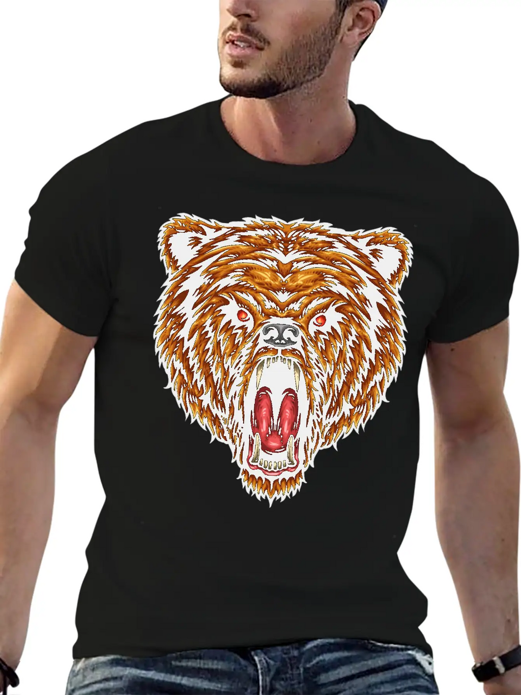 The Great Power Of Bear T-Shirts, Apparels & Decor Classic Cotton Tee – Unisex Comfort For Any Season
