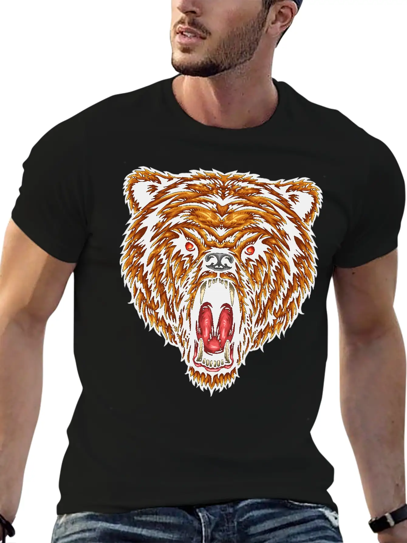 The Great Power Of Bear T-Shirts, Apparels & Decor Classic Cotton Tee – Unisex Comfort For Any Season