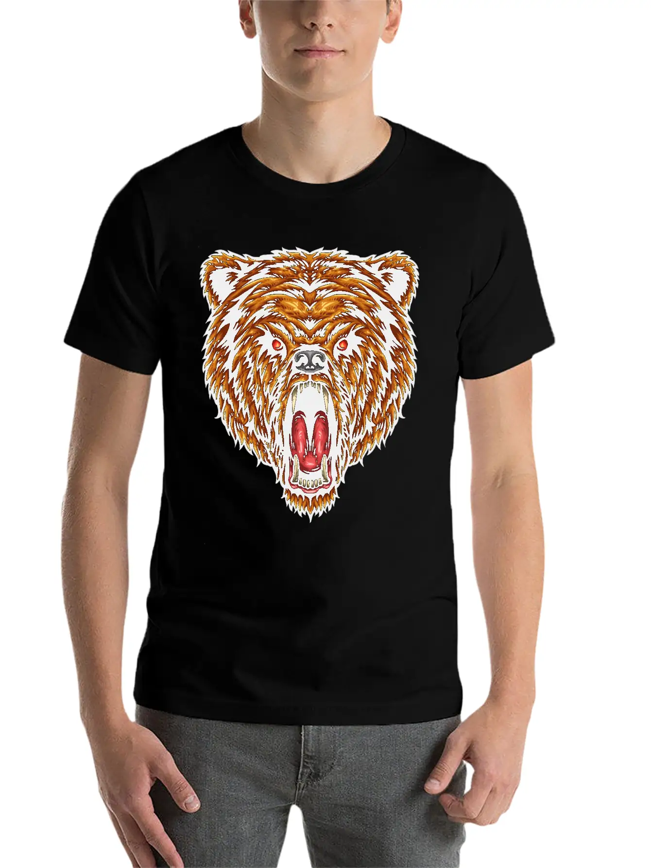 The Great Power Of Bear T-Shirts, Apparels & Decor Classic Cotton Tee – Unisex Comfort For Any Season
