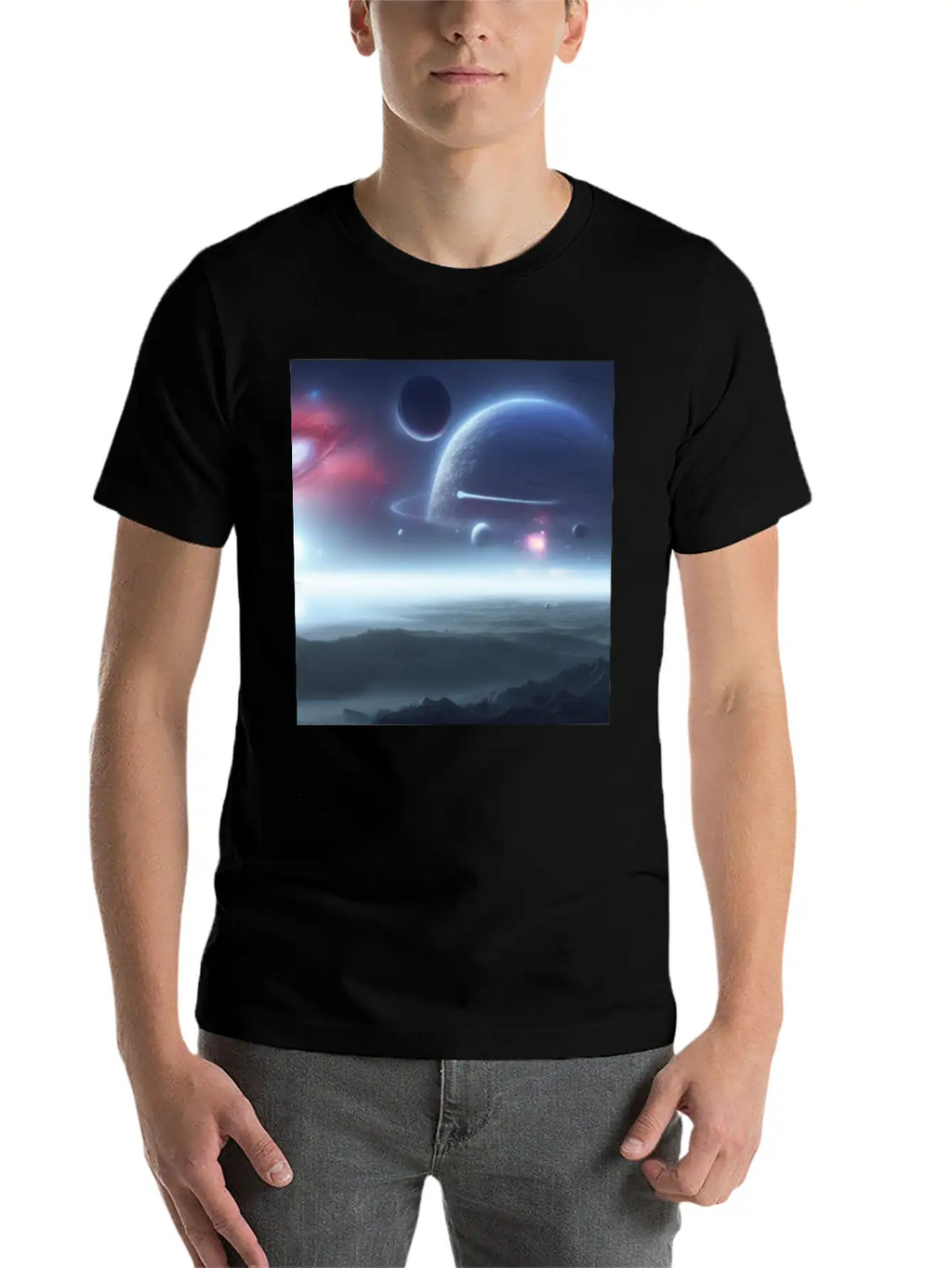The Great Universe Breathable Graphic T-Shirt – Perfect For Casual Days