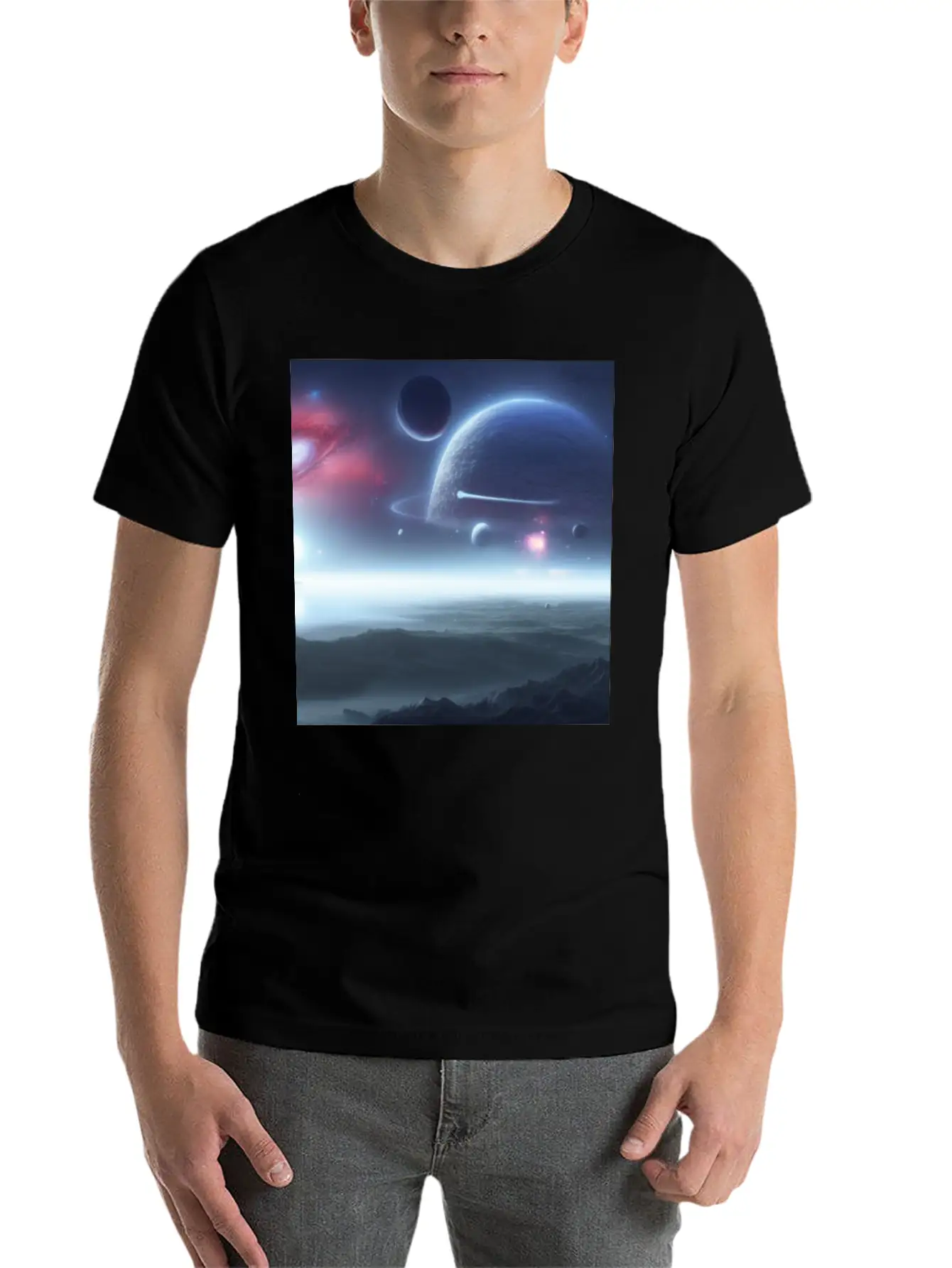 The Great Universe Breathable Graphic T-Shirt – Perfect For Casual Days