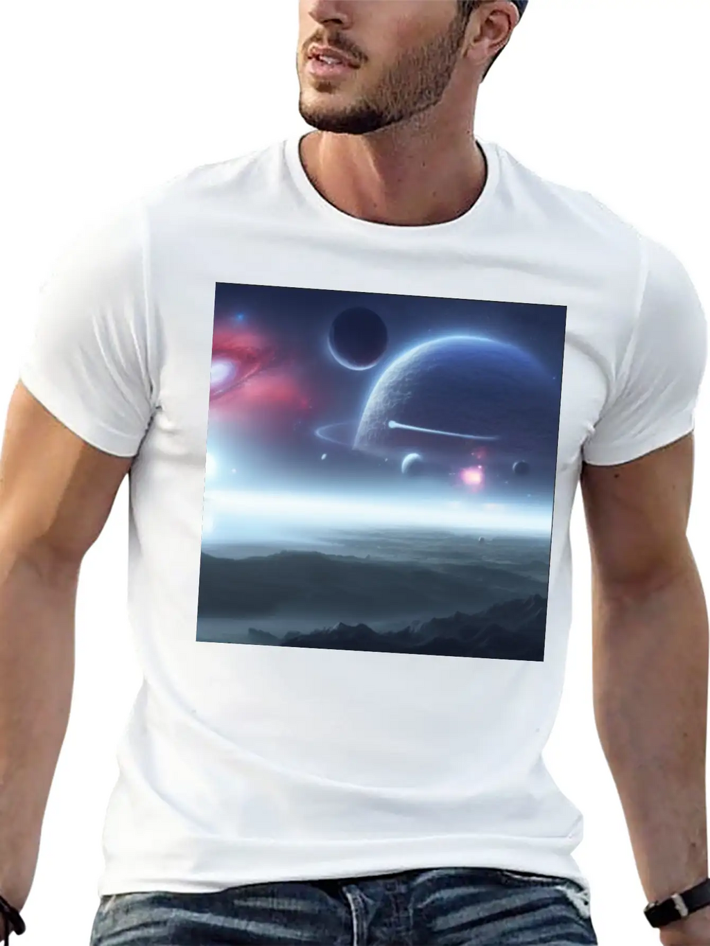 The Great Universe Breathable Graphic T-Shirt – Perfect For Casual Days