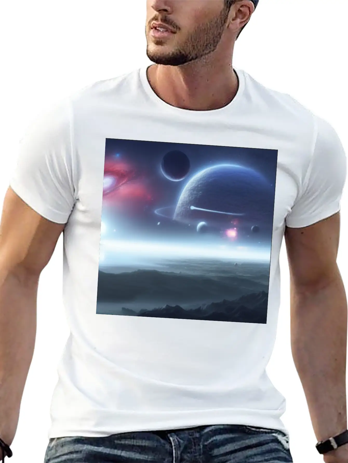 The Great Universe Breathable Graphic T-Shirt – Perfect For Casual Days