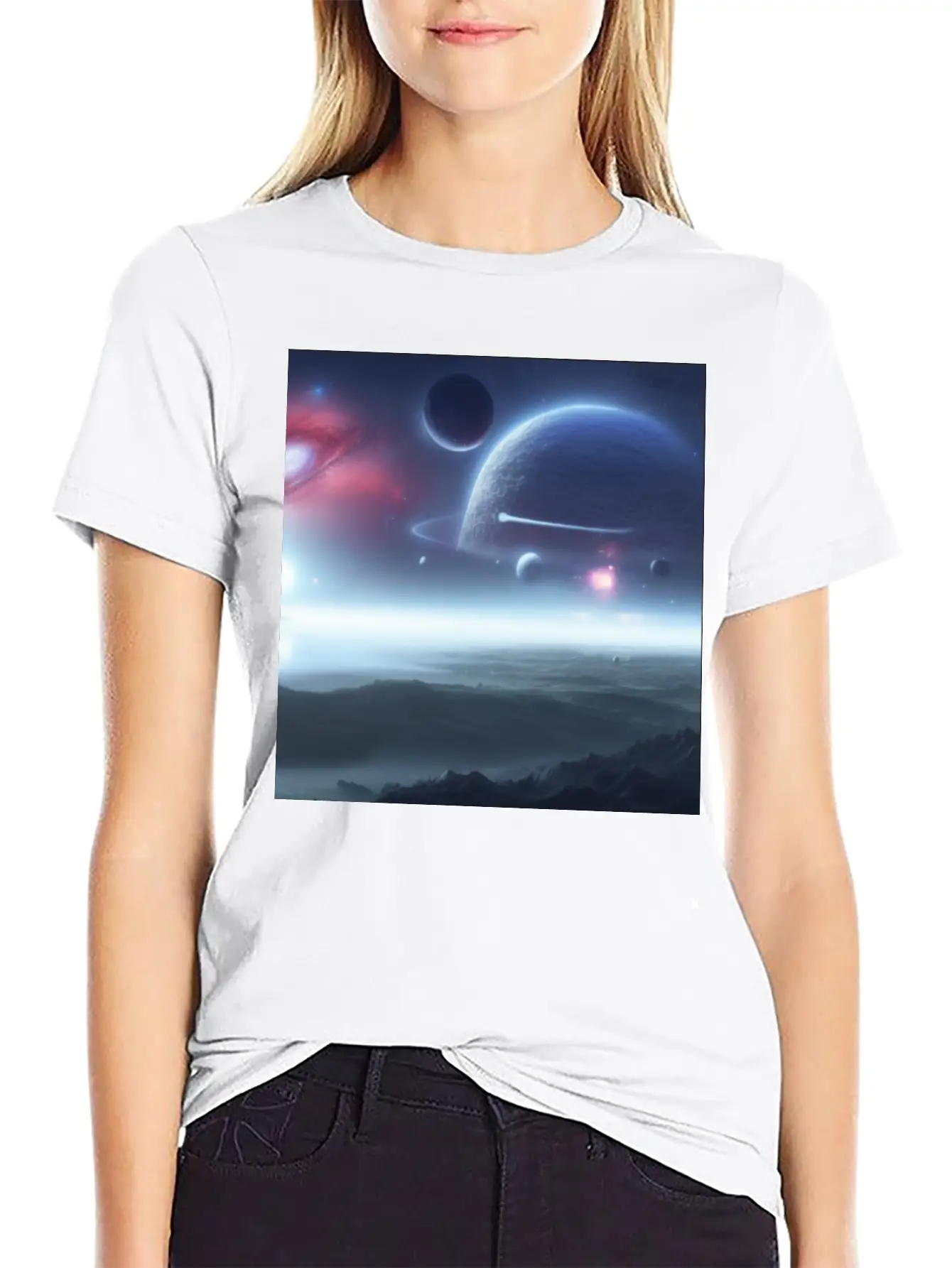 The Great Universe Breathable Graphic T-Shirt – Perfect For Casual Days