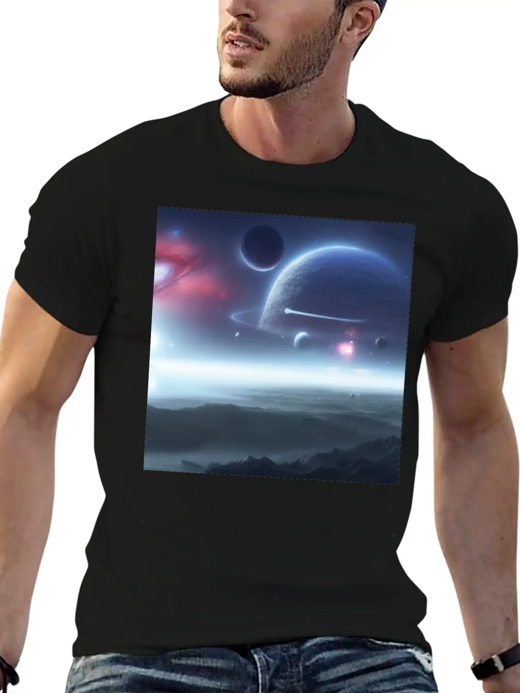 The Great Universe Breathable Graphic T-Shirt – Perfect For Casual Days