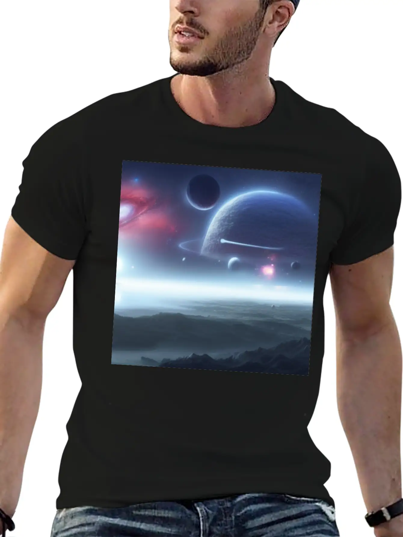 The Great Universe Breathable Graphic T-Shirt – Perfect For Casual Days