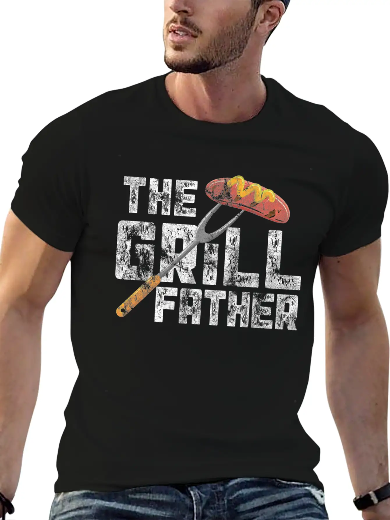 The Grill Father Classic Cotton Tee – Unisex Comfort For Any Season