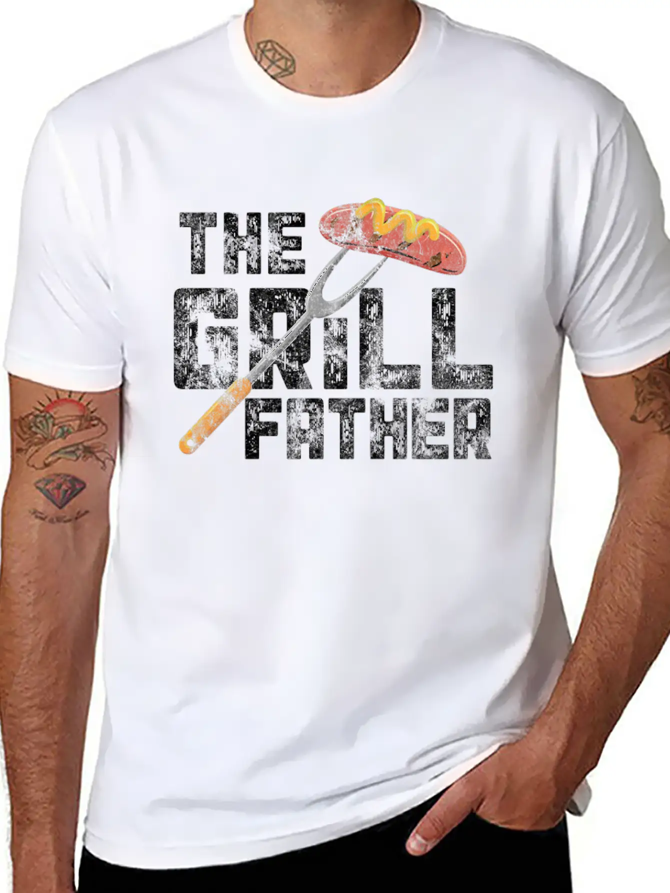The Grill Father Classic Cotton Tee – Unisex Comfort For Any Season