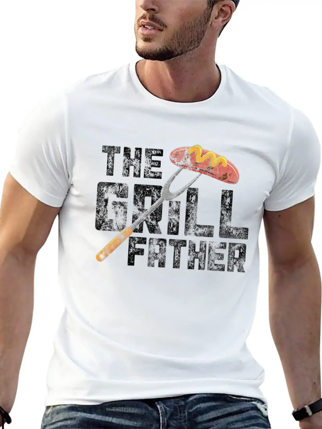 The Grill Father Classic Cotton Tee – Unisex Comfort For Any Season