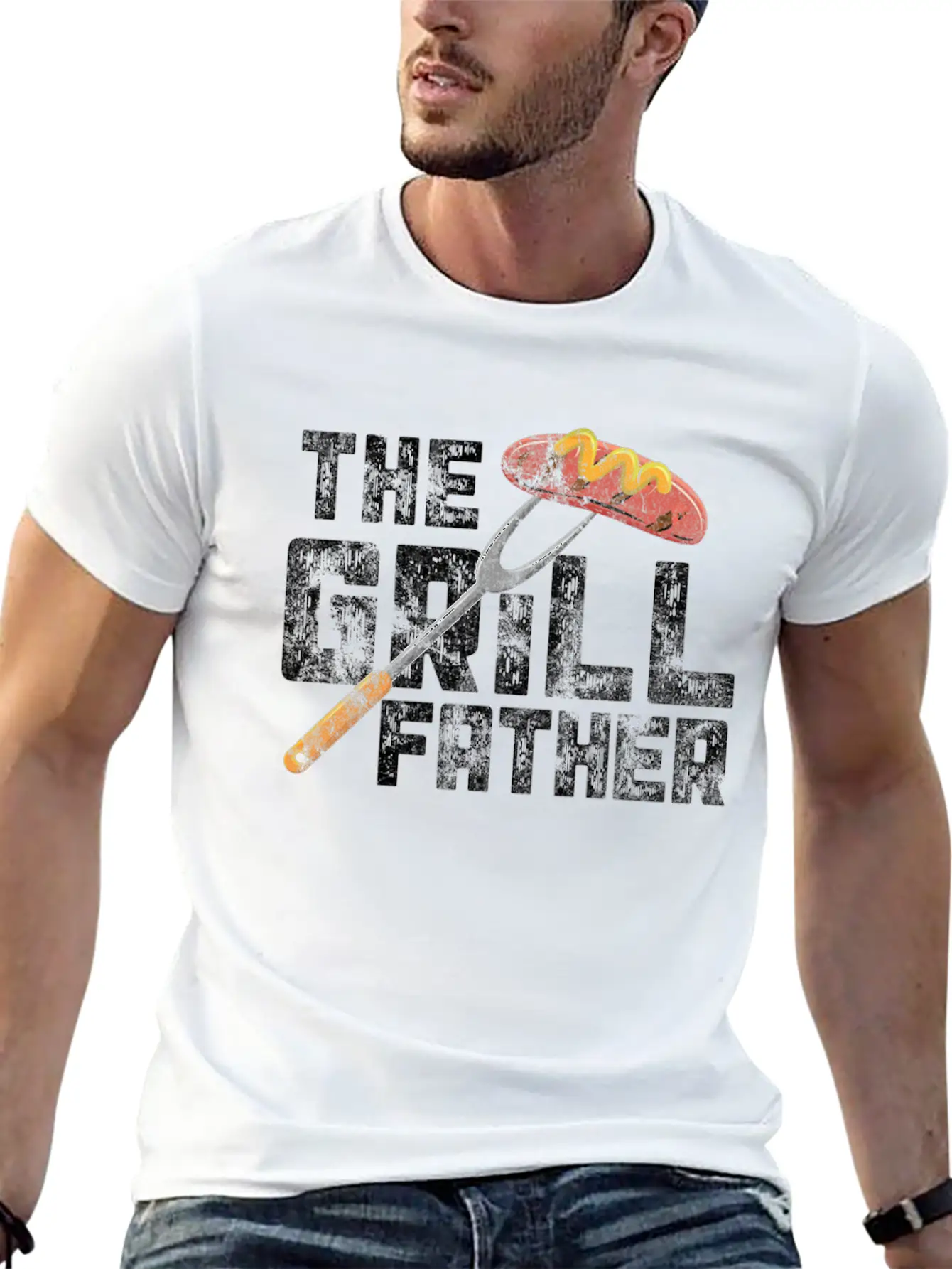 The Grill Father Classic Cotton Tee – Unisex Comfort For Any Season