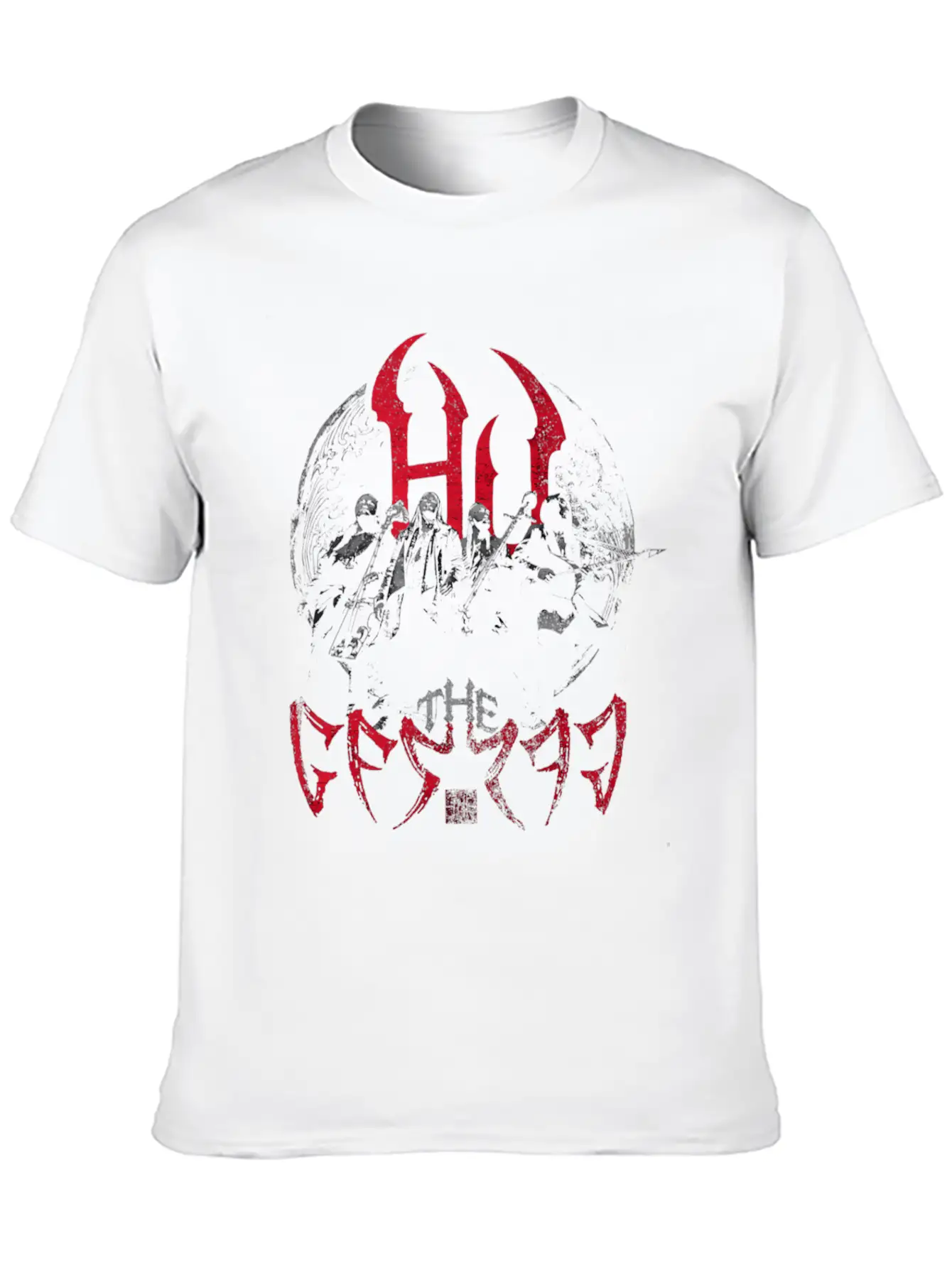 The Hu - Band Front Back Print Stylish Everyday T-Shirt – Unisex Basic Cotton Tee