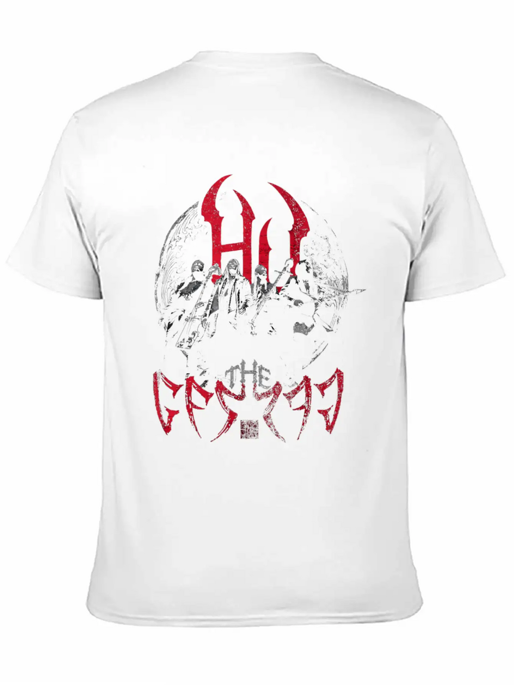 The Hu - Band Front Back Print Stylish Everyday T-Shirt – Unisex Basic Cotton Tee