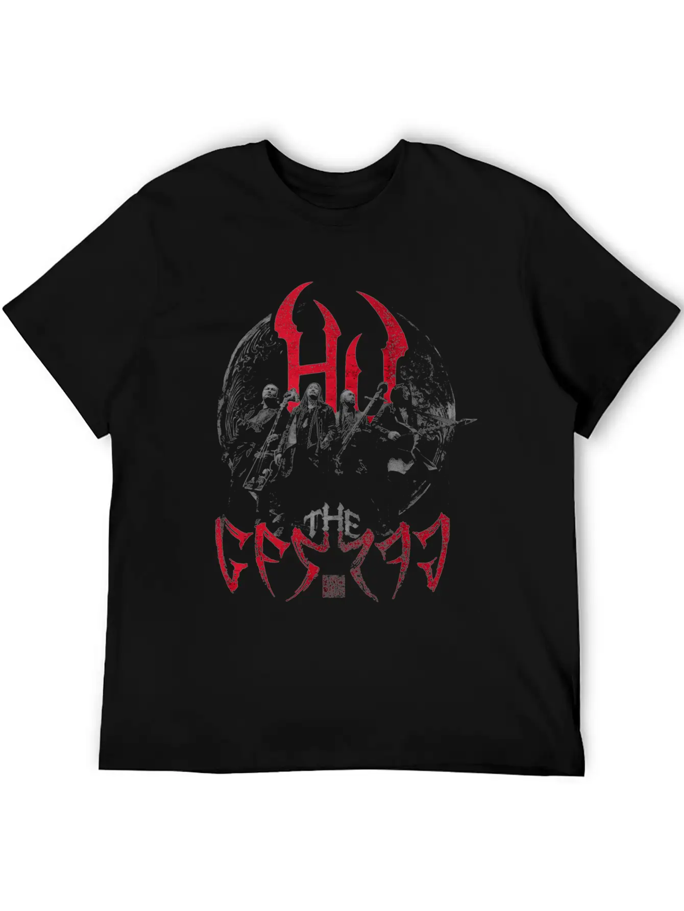 The Hu - Band Front Back Print Stylish Everyday T-Shirt – Unisex Basic Cotton Tee