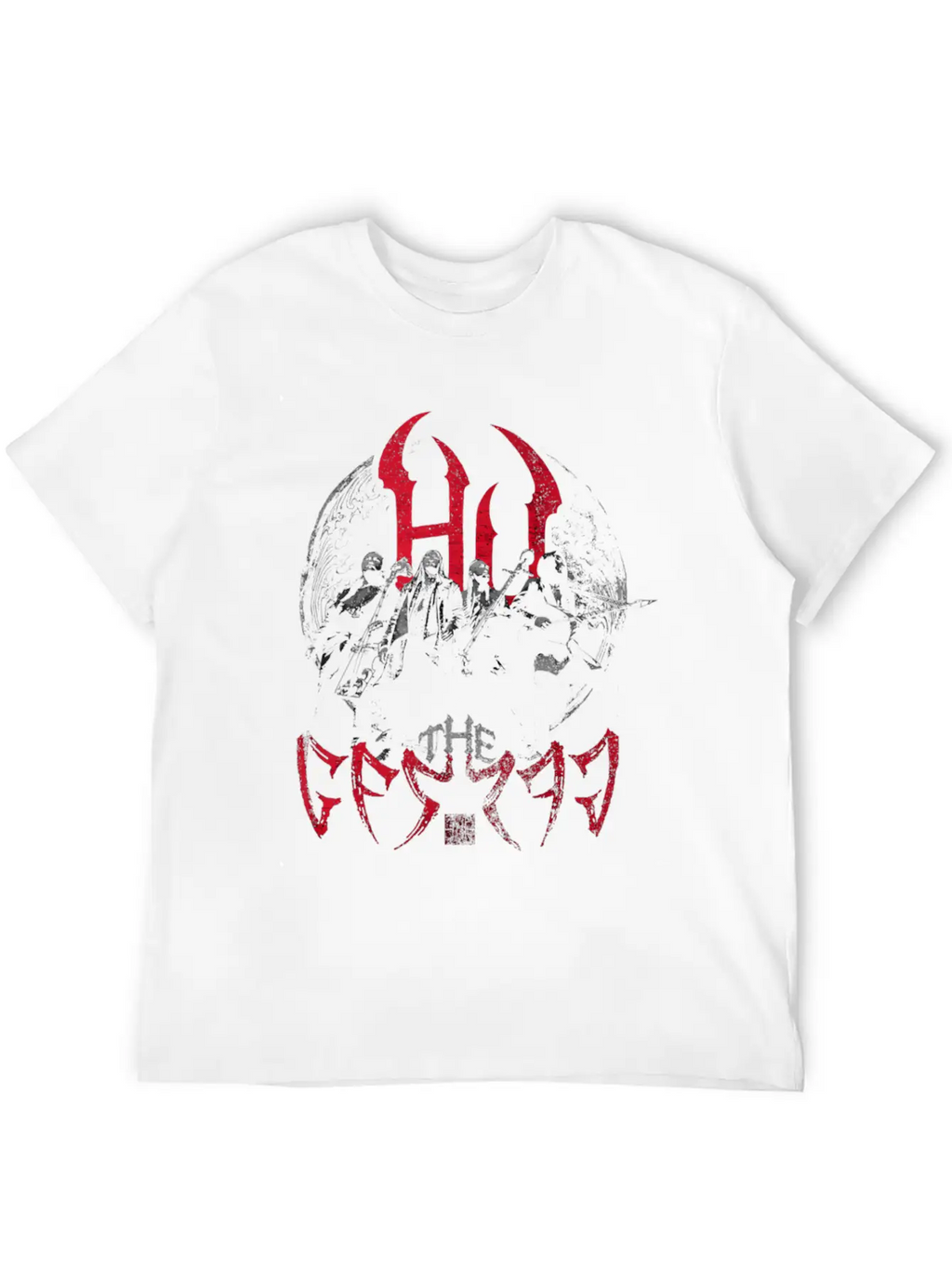 The Hu - Band Front Back Print Stylish Everyday T-Shirt – Unisex Basic Cotton Tee