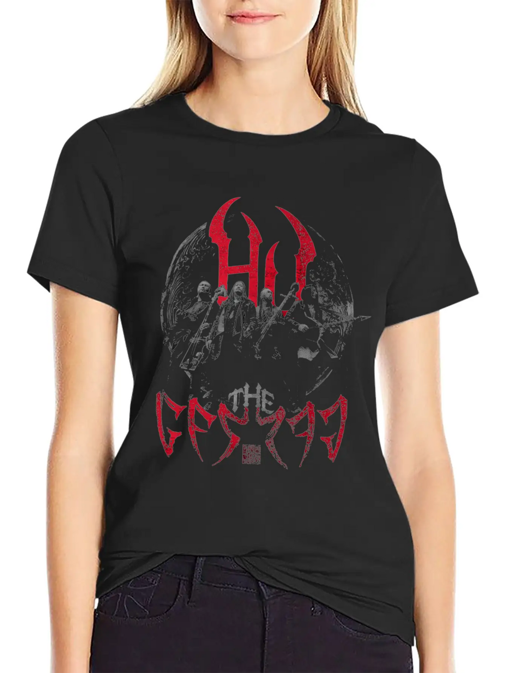 The Hu - Band Front Back Print Stylish Everyday T-Shirt – Unisex Basic Cotton Tee