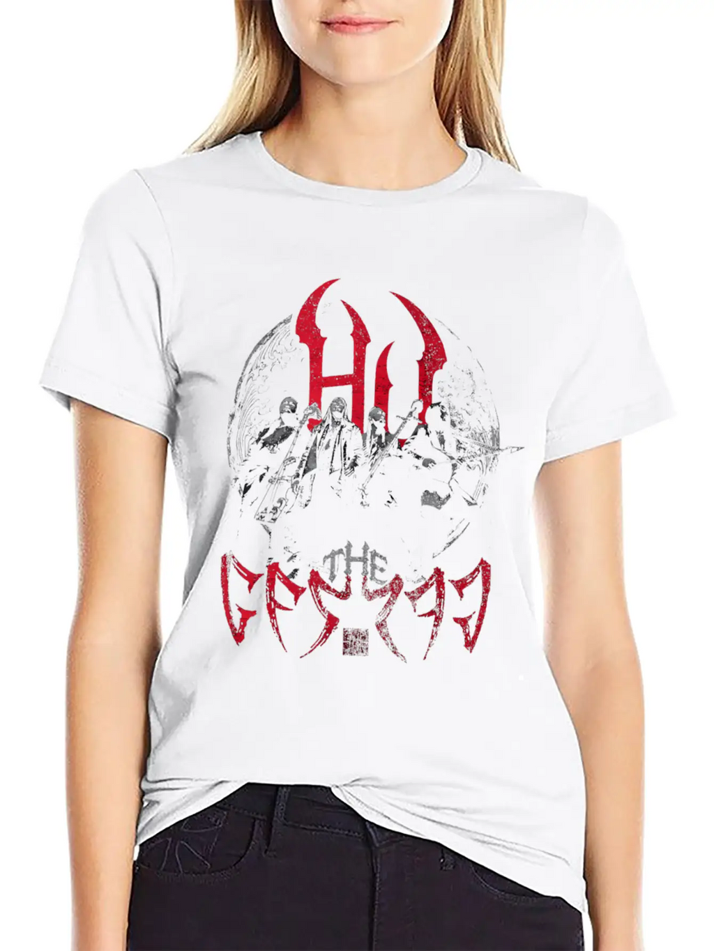 The Hu - Band Front Back Print Stylish Everyday T-Shirt – Unisex Basic Cotton Tee
