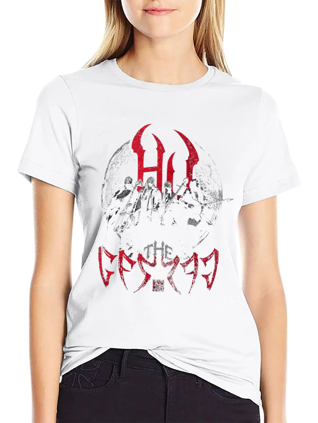 The Hu - Band Front Back Print Stylish Everyday T-Shirt – Unisex Basic Cotton Tee