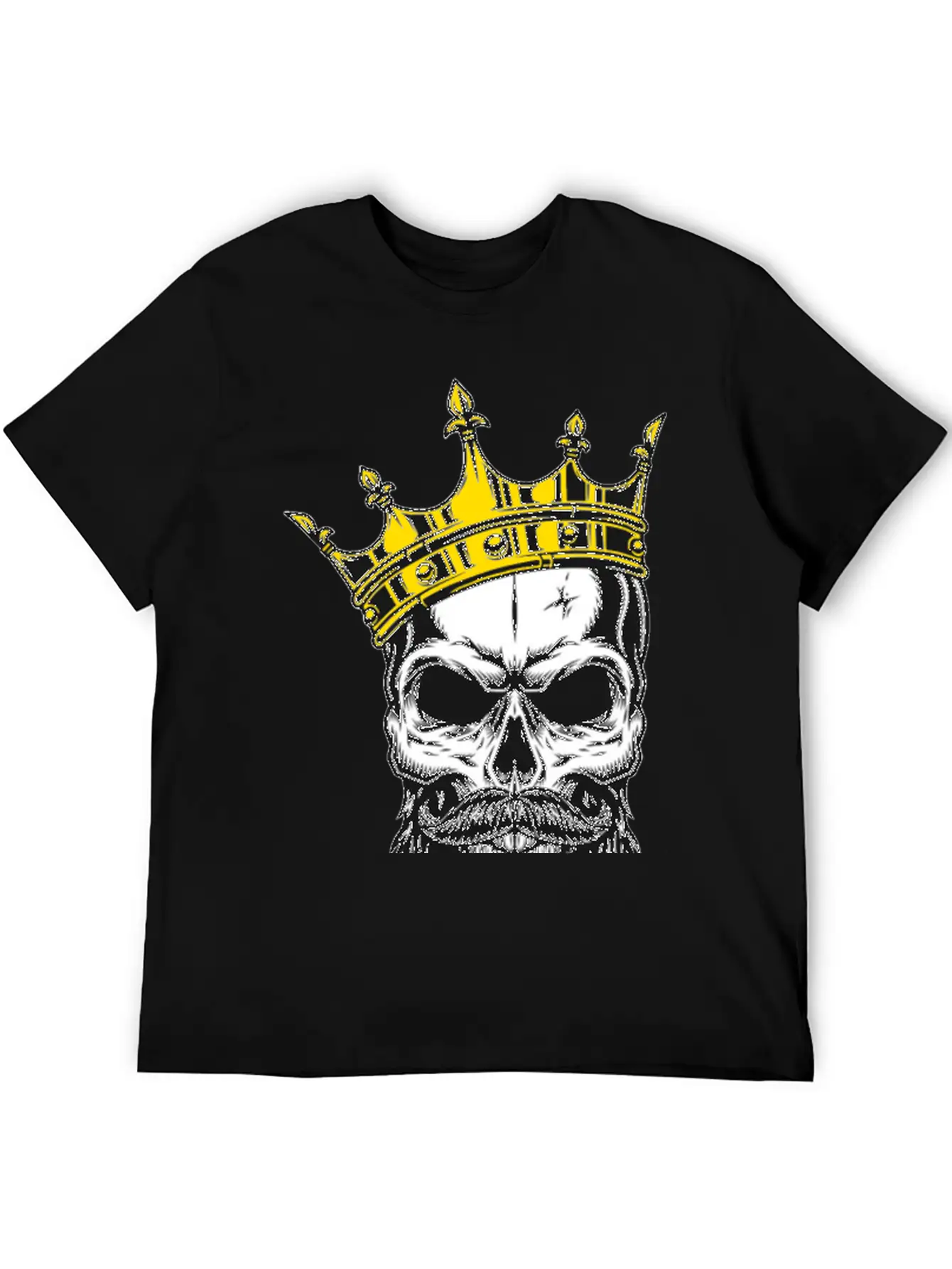 The King Skull Unisex Casual T-Shirt – Clean Design For Daily Comfort