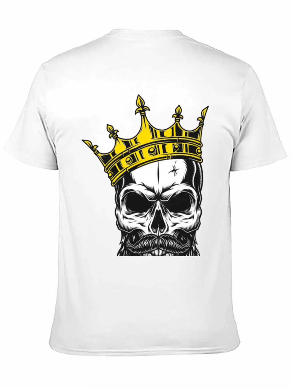 The King Skull Unisex Casual T-Shirt – Clean Design For Daily Comfort