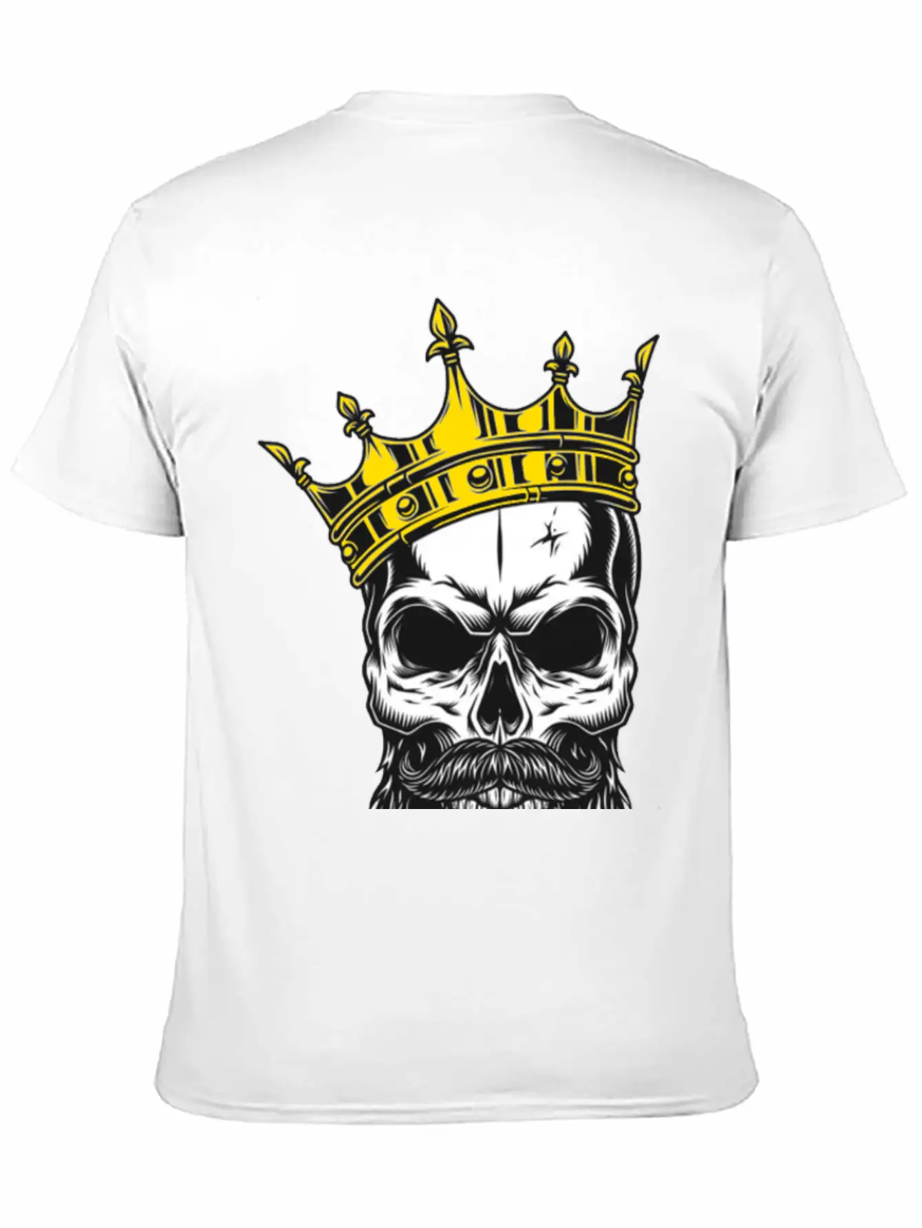 The King Skull Unisex Casual T-Shirt – Clean Design For Daily Comfort
