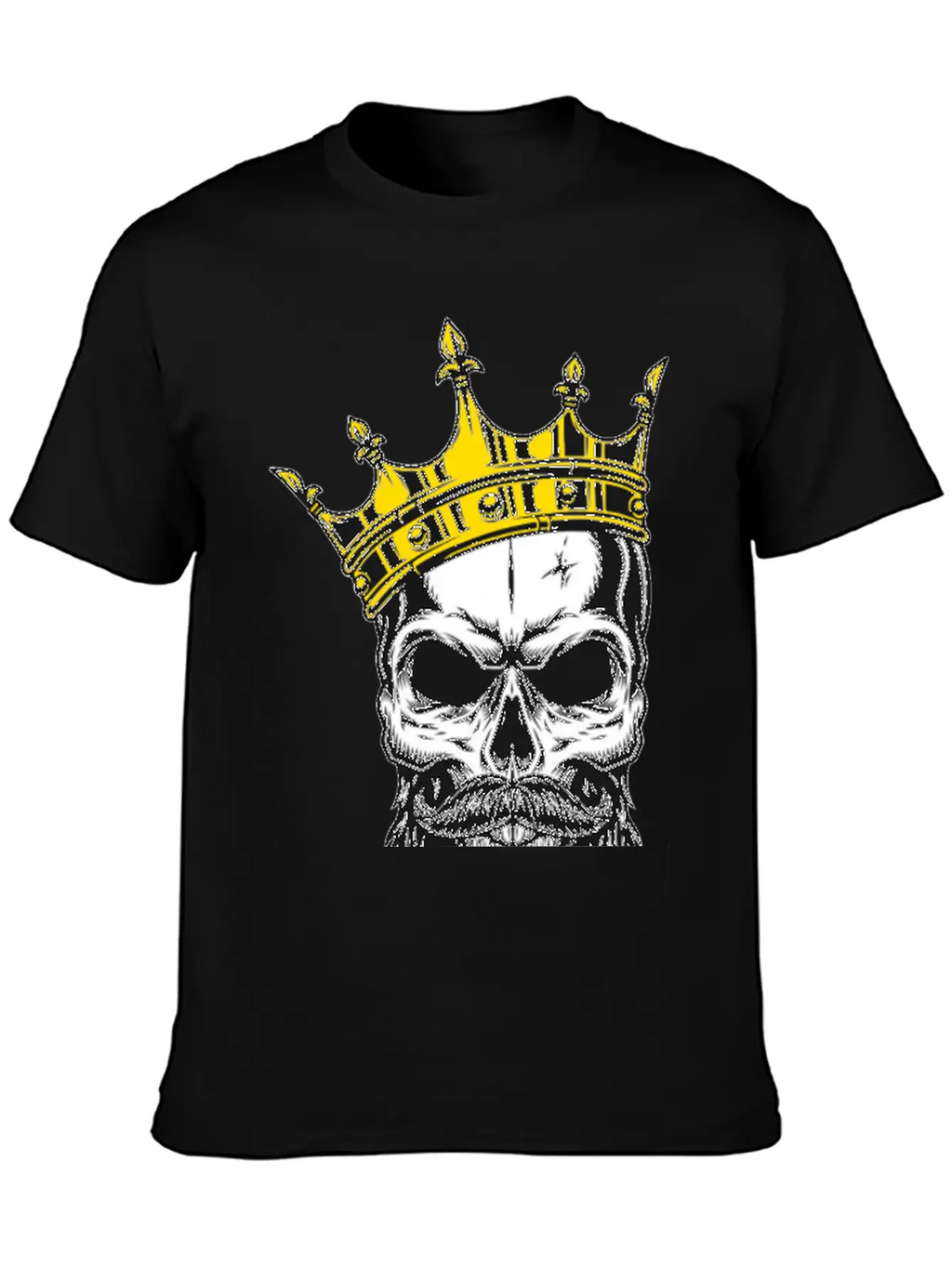 The King Skull Unisex Casual T-Shirt – Clean Design For Daily Comfort