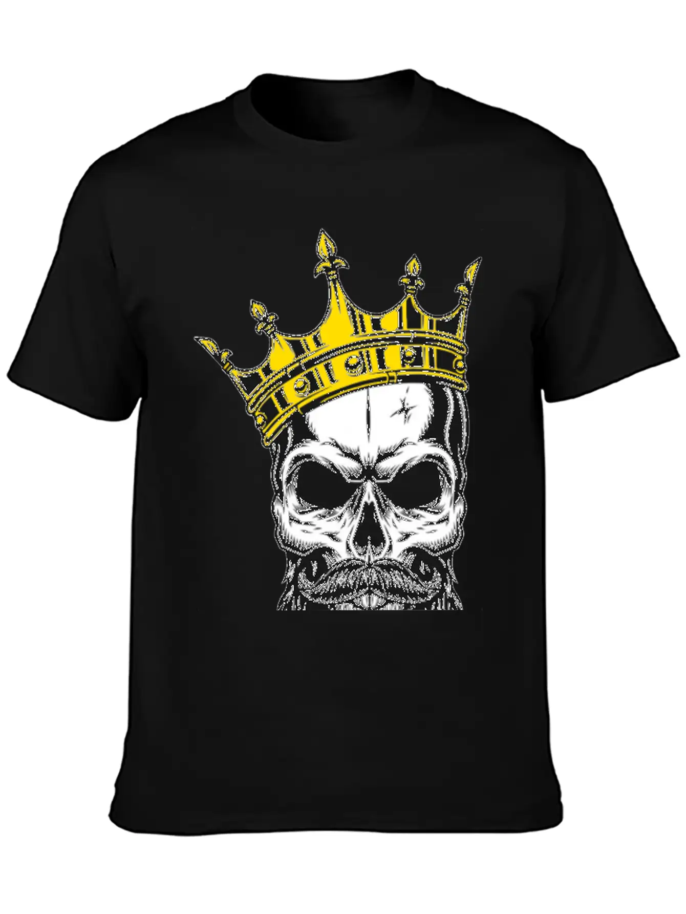 The King Skull Unisex Casual T-Shirt – Clean Design For Daily Comfort