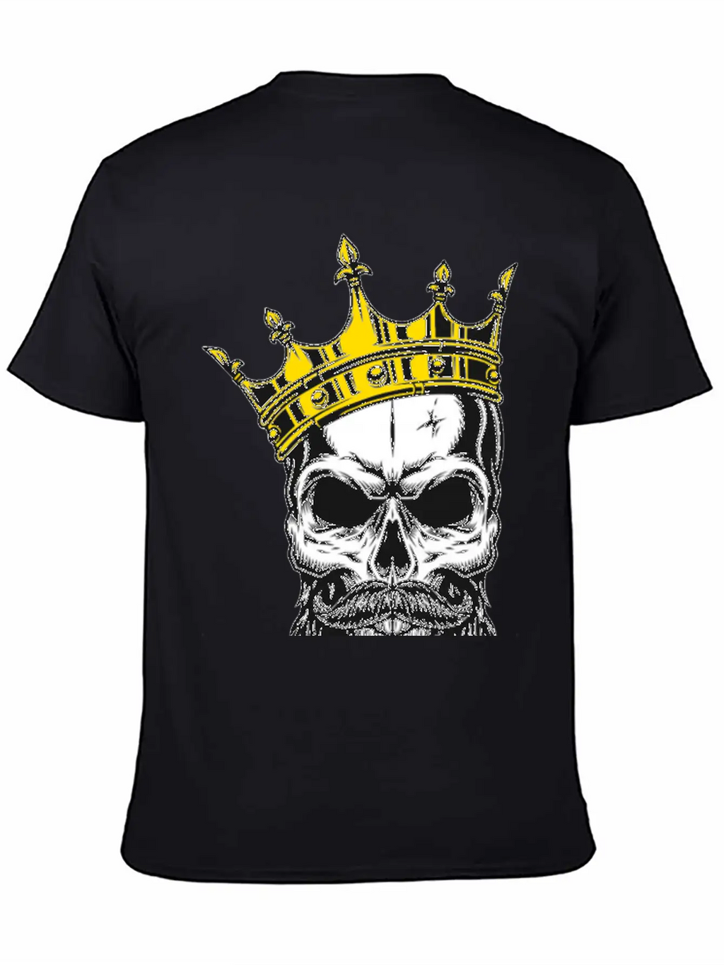 The King Skull Unisex Casual T-Shirt – Clean Design For Daily Comfort