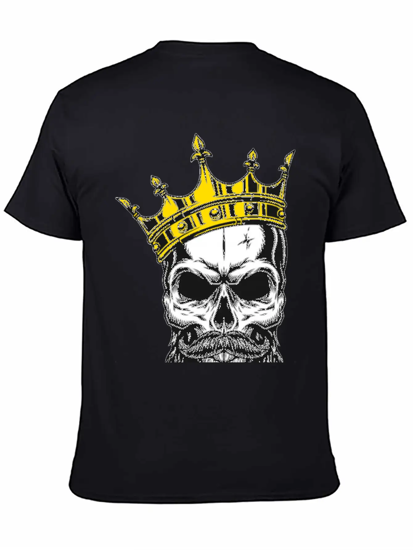 The King Skull Unisex Casual T-Shirt – Clean Design For Daily Comfort
