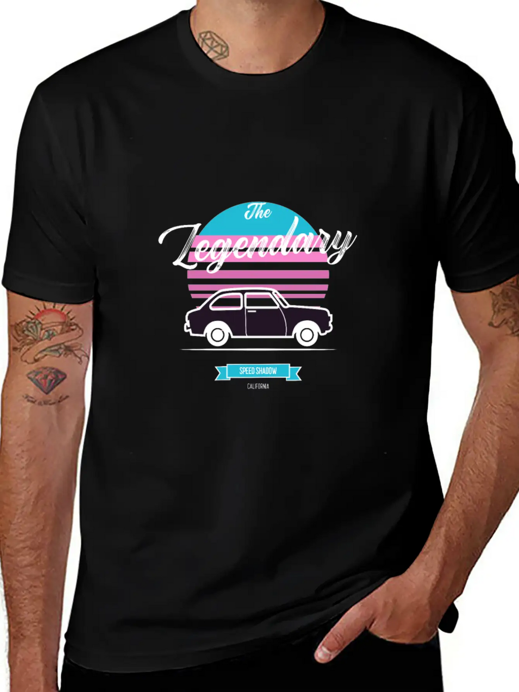 The Legendary Speed Shadow California Stylish Everyday T-Shirt – Unisex Basic Cotton Tee