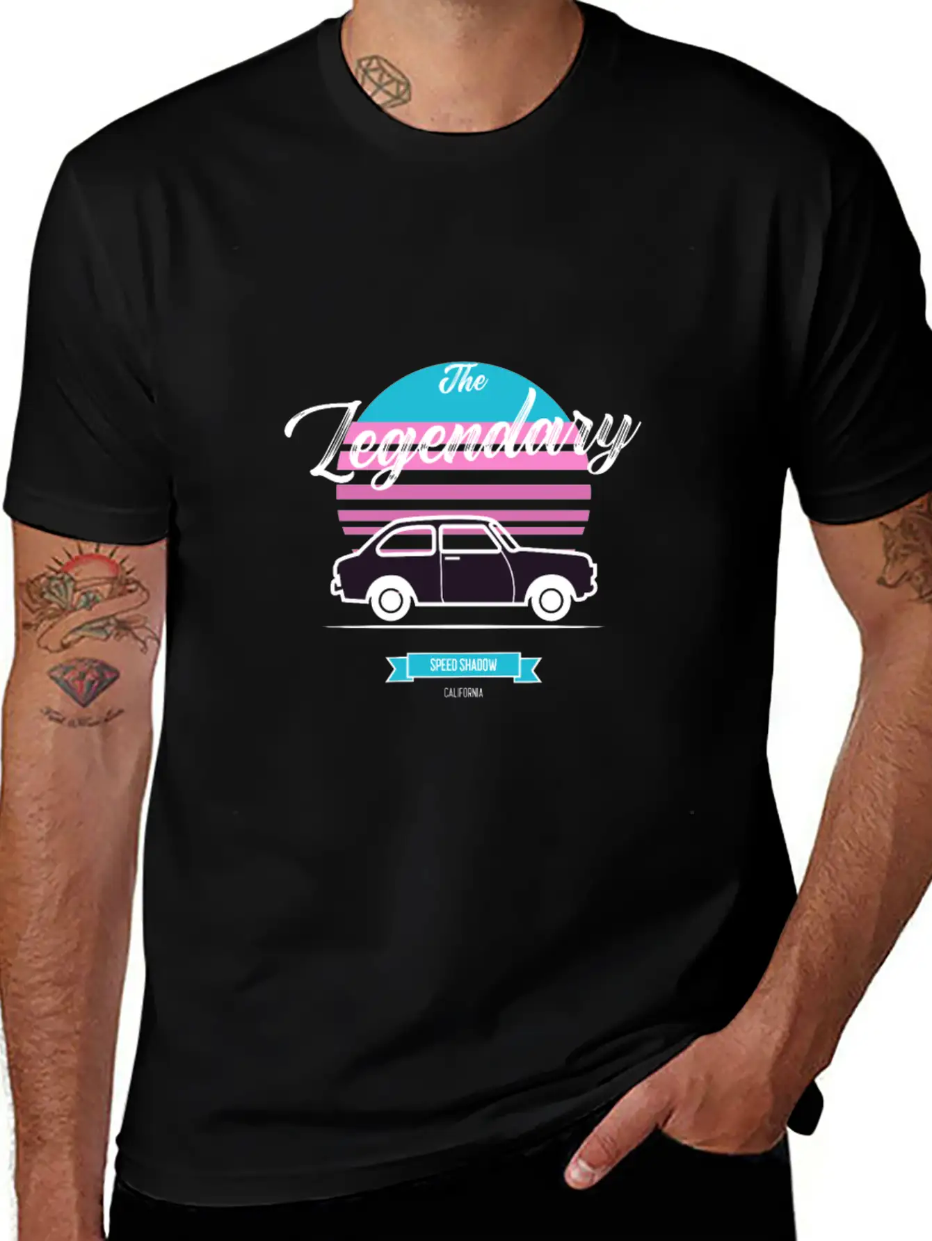 The Legendary Speed Shadow California Stylish Everyday T-Shirt – Unisex Basic Cotton Tee
