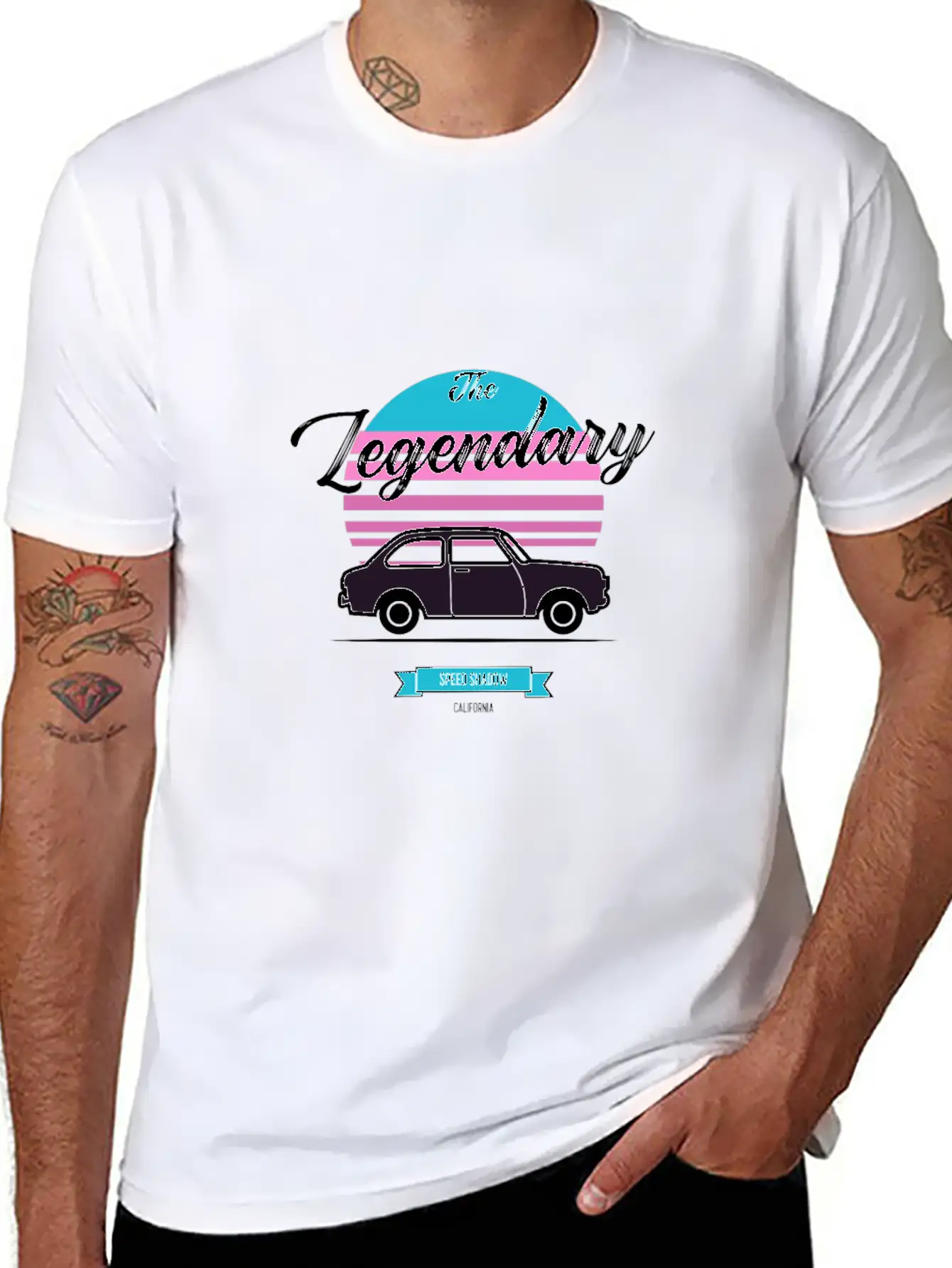 The Legendary Speed Shadow California Stylish Everyday T-Shirt – Unisex Basic Cotton Tee