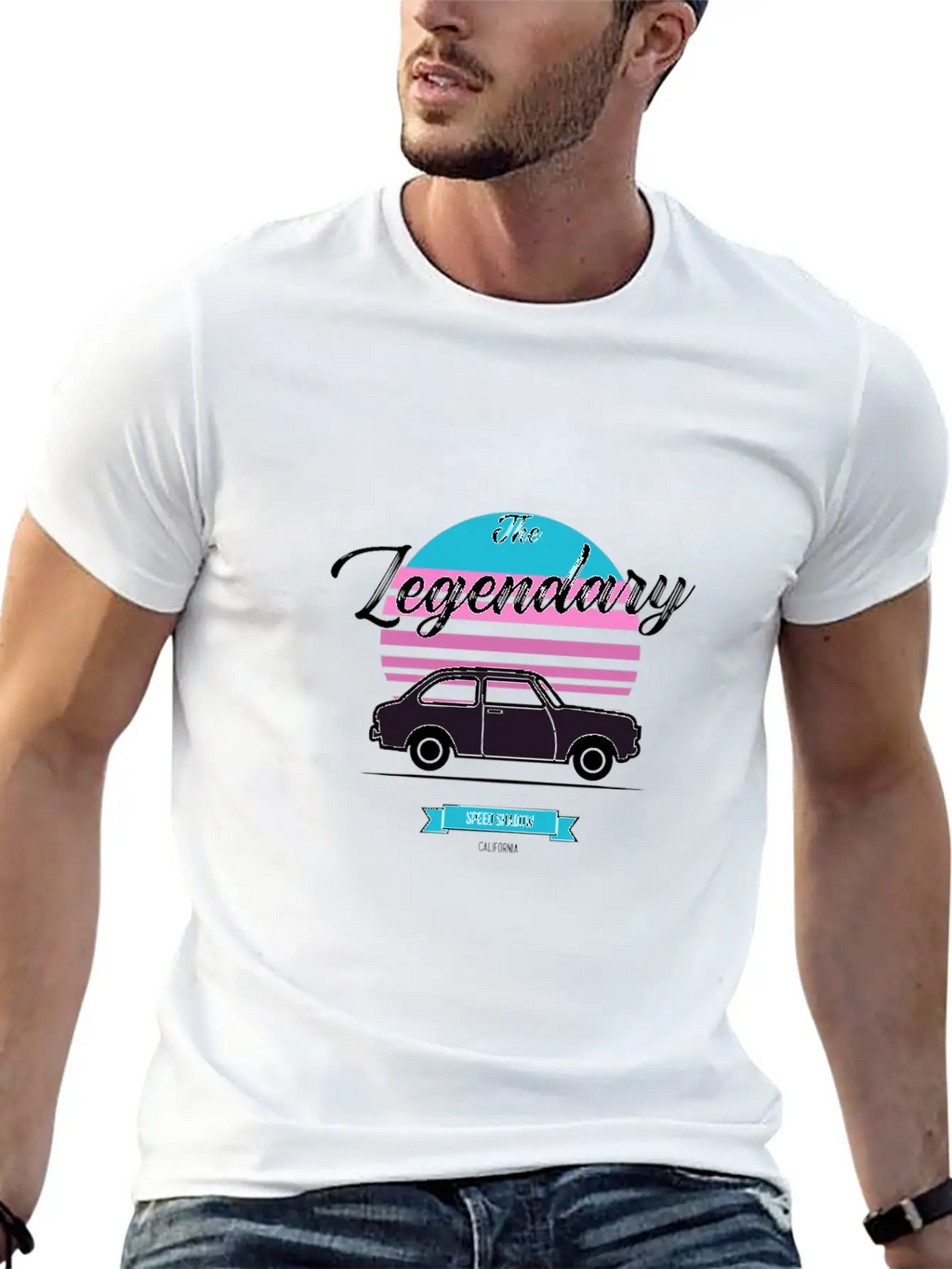The Legendary Speed Shadow California Stylish Everyday T-Shirt – Unisex Basic Cotton Tee