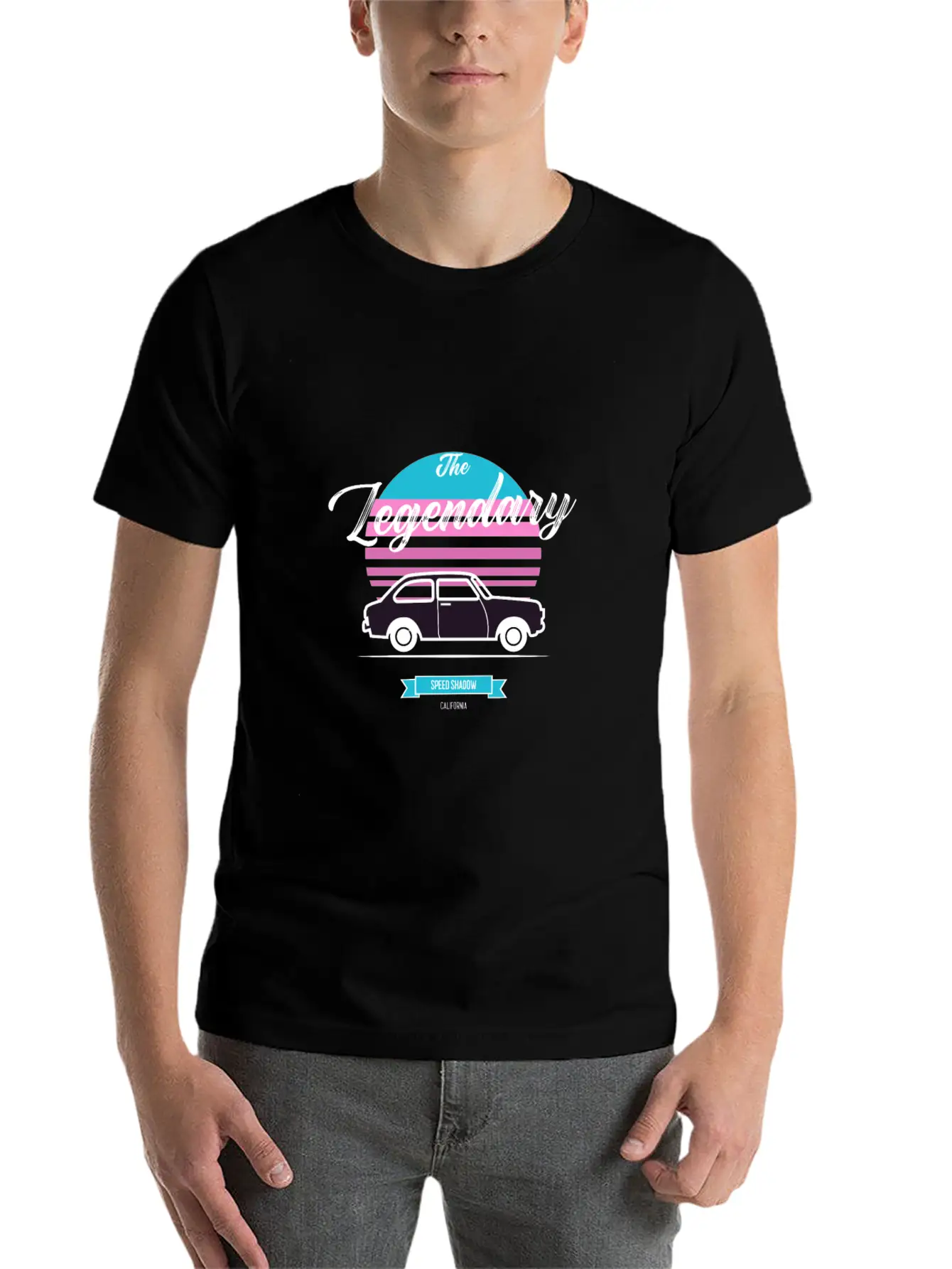 The Legendary Speed Shadow California Stylish Everyday T-Shirt – Unisex Basic Cotton Tee