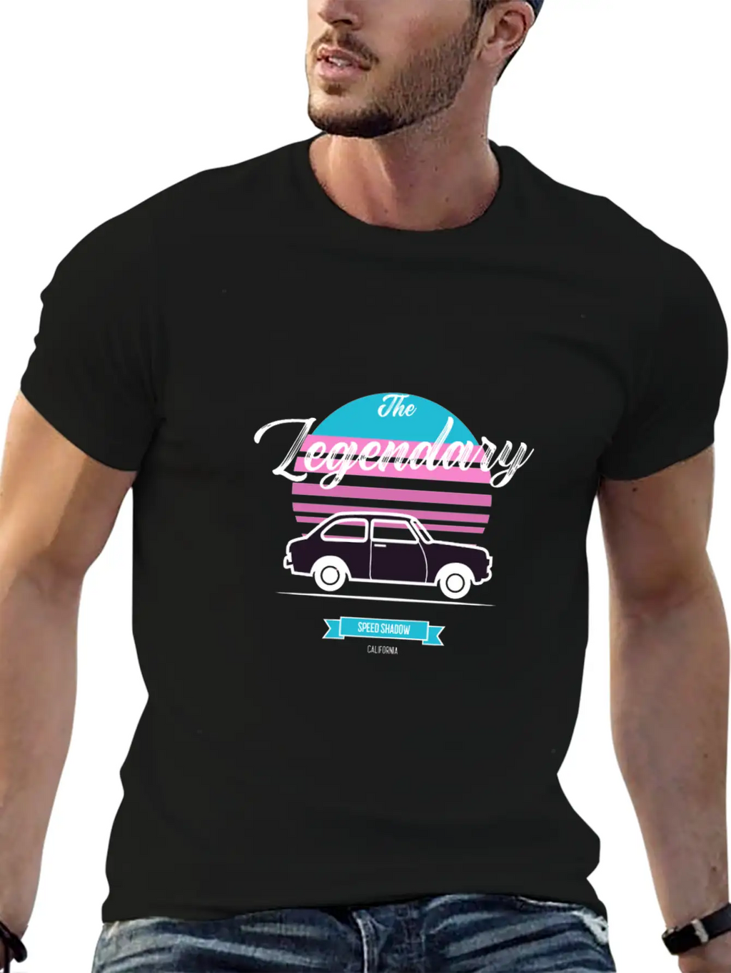 The Legendary Speed Shadow California Stylish Everyday T-Shirt – Unisex Basic Cotton Tee