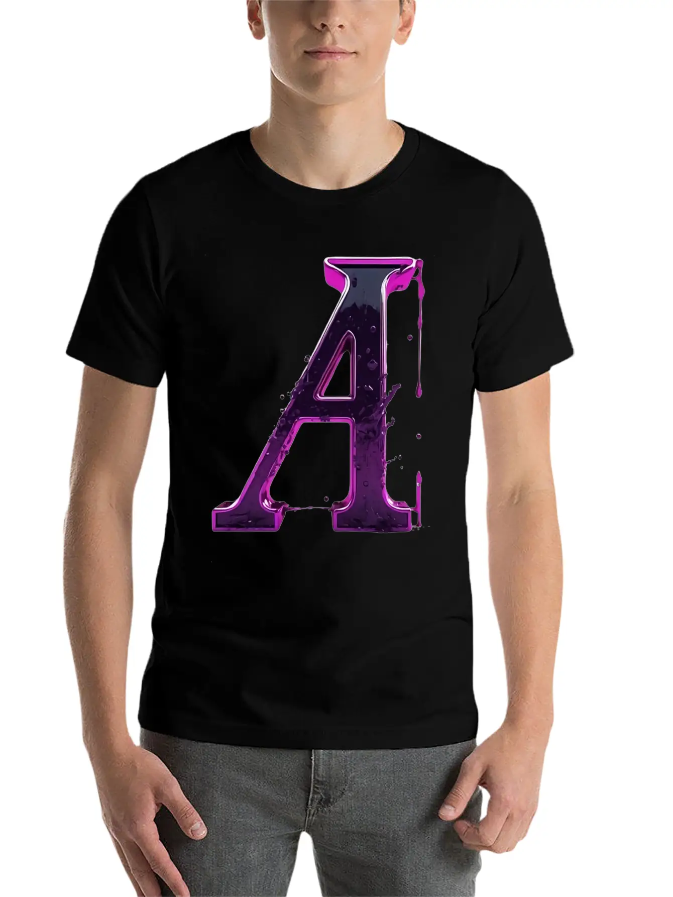 The Letter A Is Distinguished By Beautiful Colors Classic Cotton Tee – Unisex Comfort For Any Season