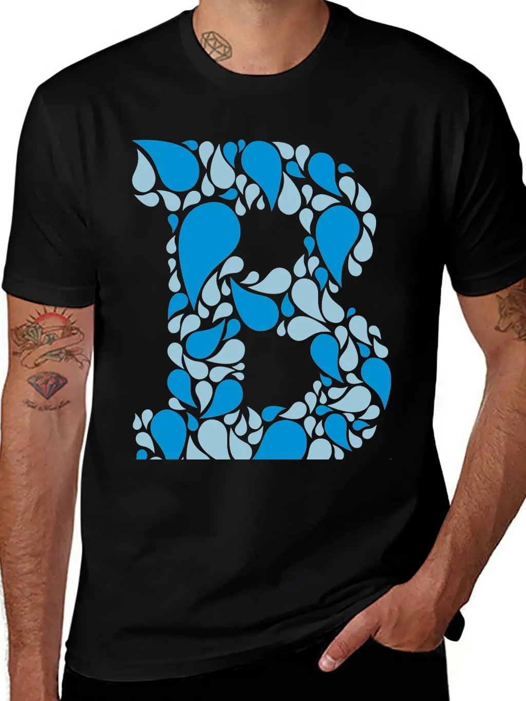 The Letter B Breathable Graphic T-Shirt – Perfect For Casual Days