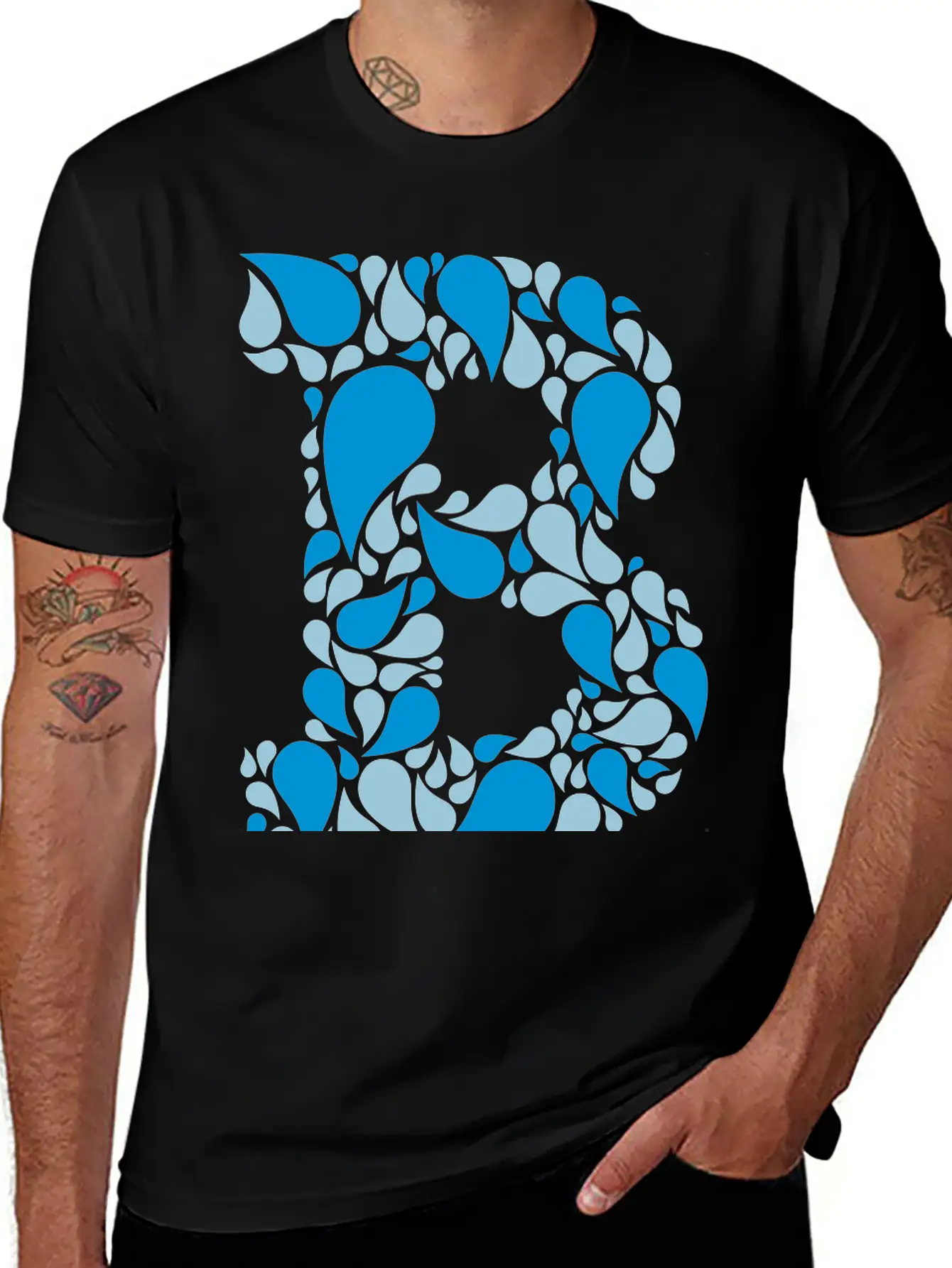 The Letter B Breathable Graphic T-Shirt – Perfect For Casual Days