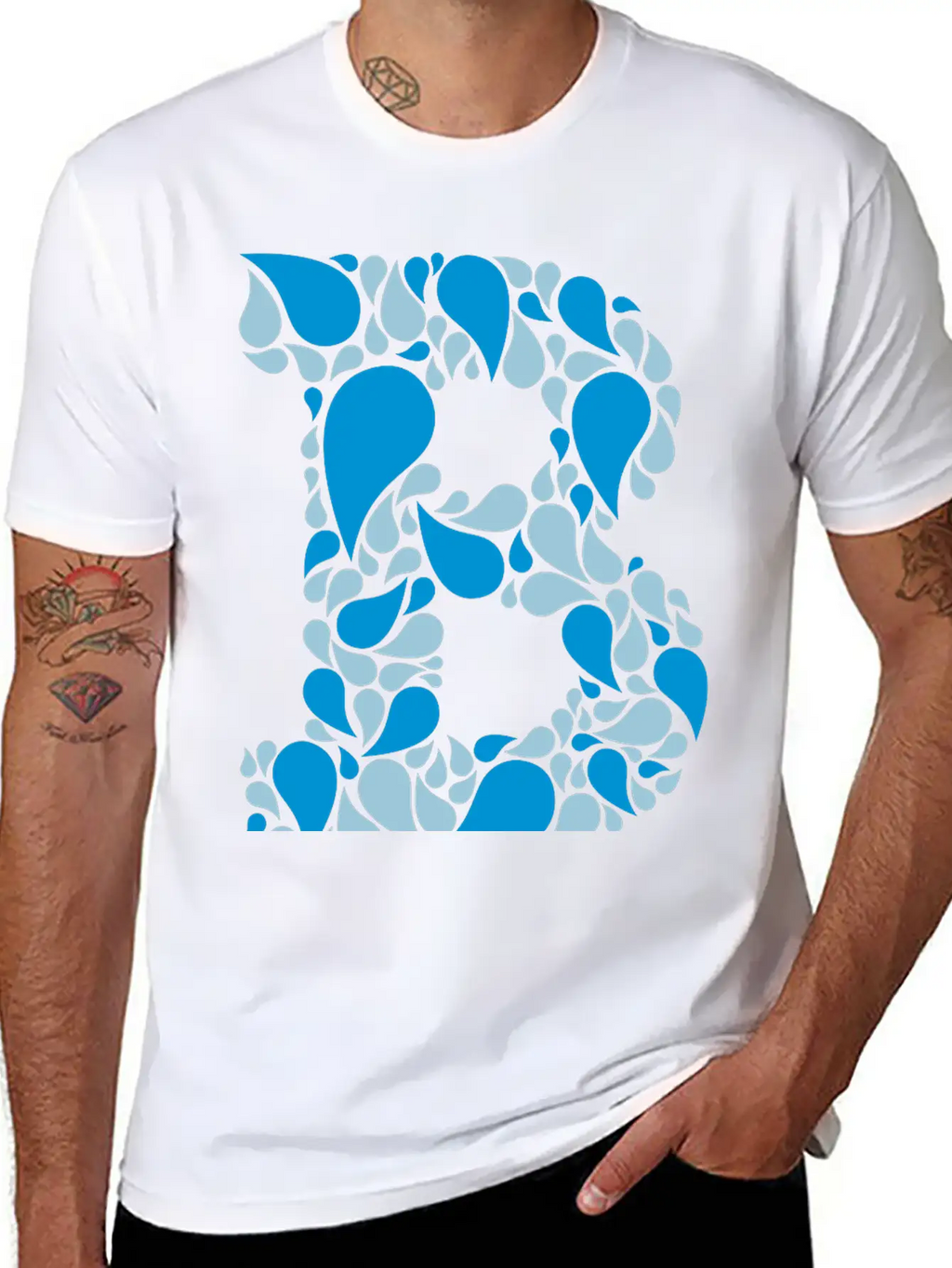 The Letter B Breathable Graphic T-Shirt – Perfect For Casual Days