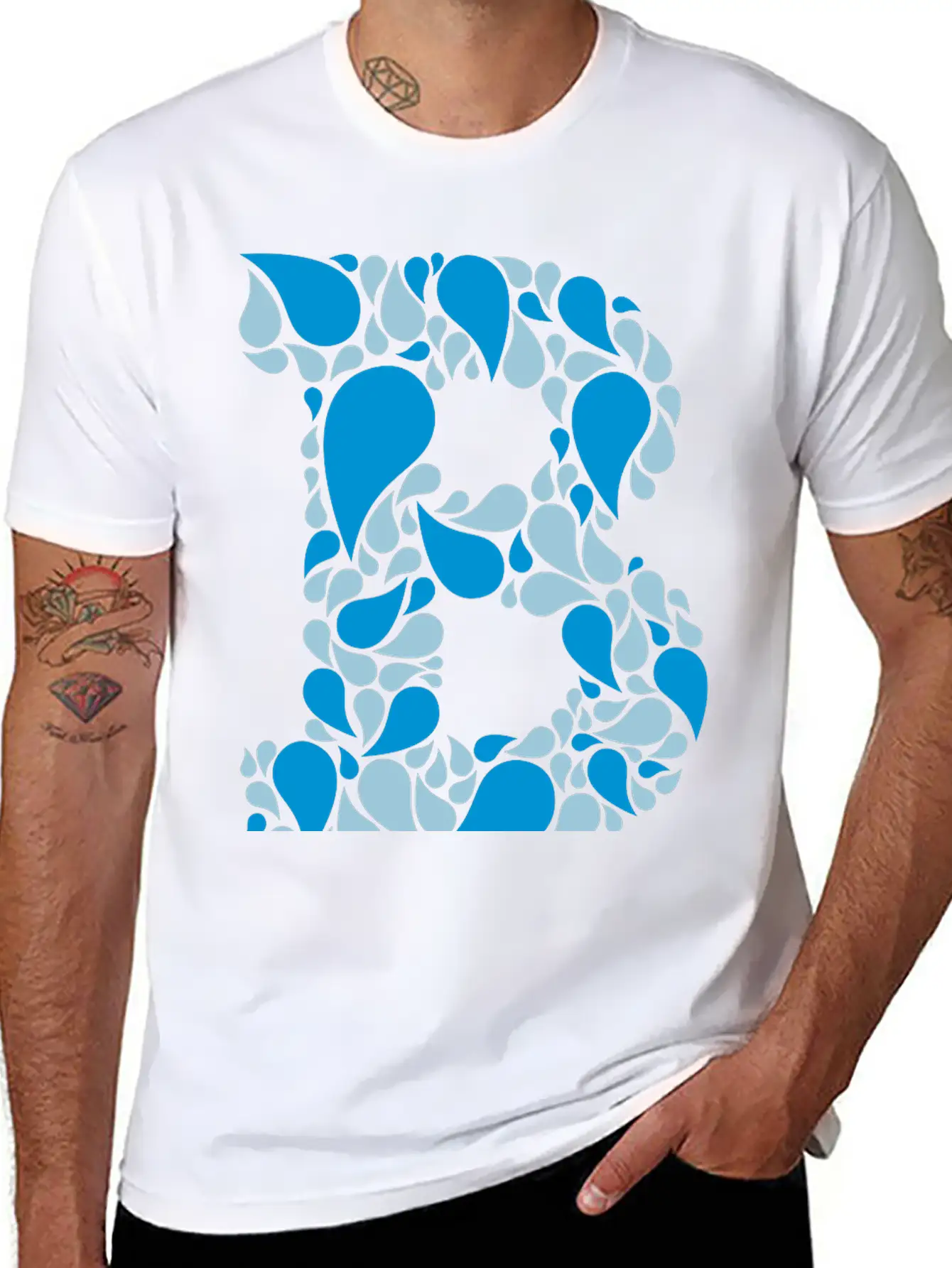 The Letter B Breathable Graphic T-Shirt – Perfect For Casual Days